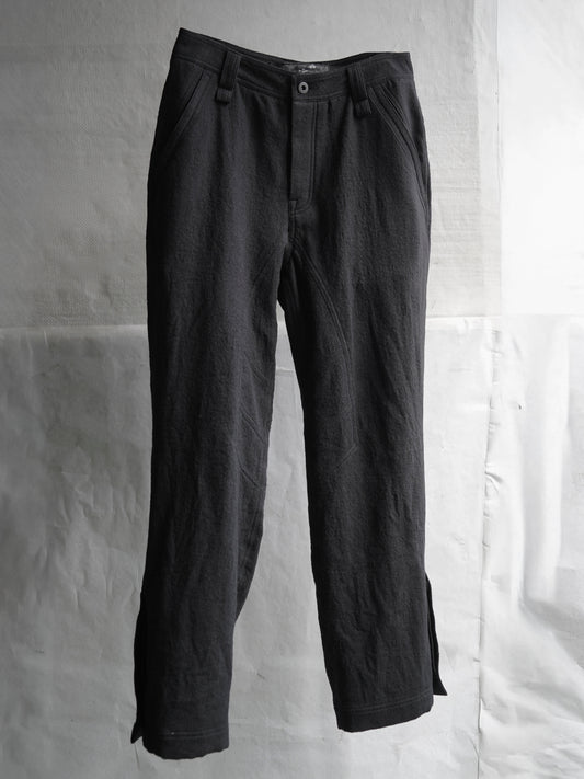 split trousers / black (wool)