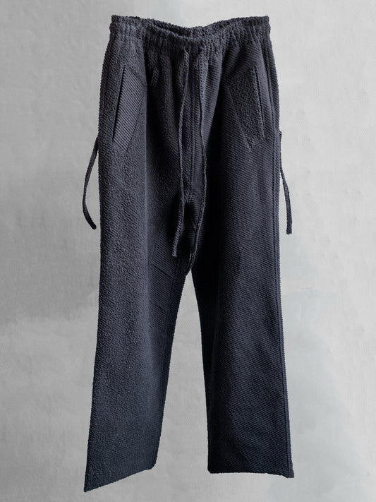 rugged sweatpants / black