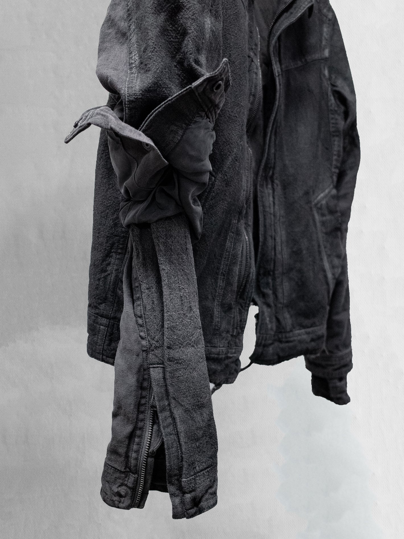 blackmerle_fw24_doublesleeveblouson_slabgrey