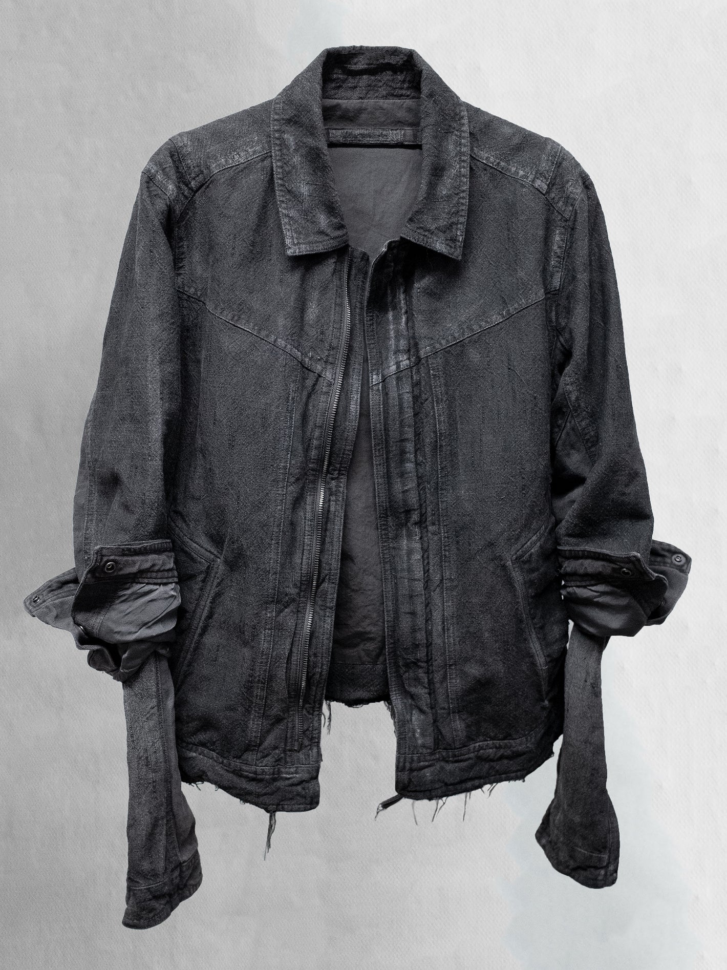 blackmerle_fw24_doublesleeveblouson_slabgrey