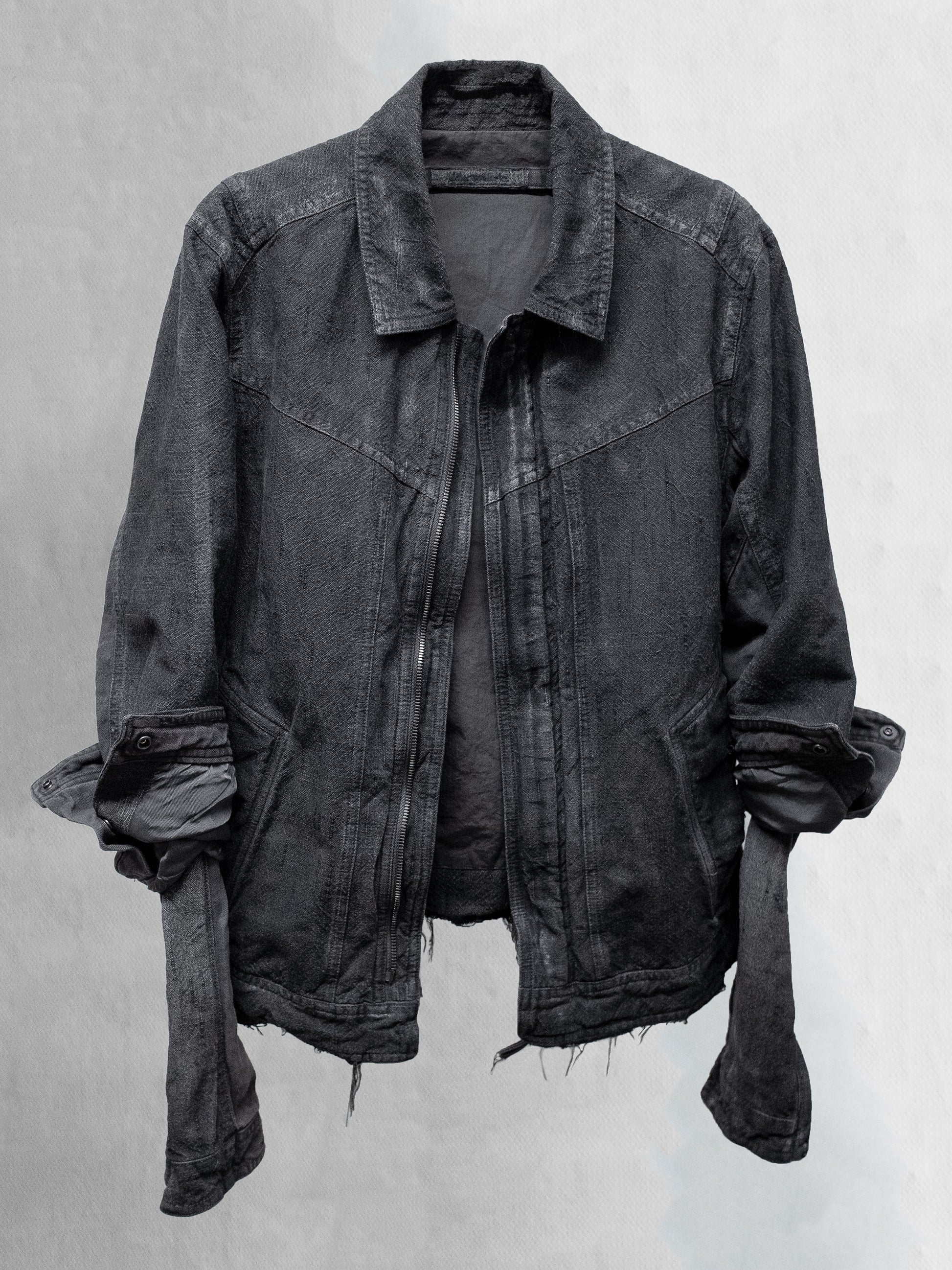 blackmerle_fw24_doublesleeveblouson_slabgrey