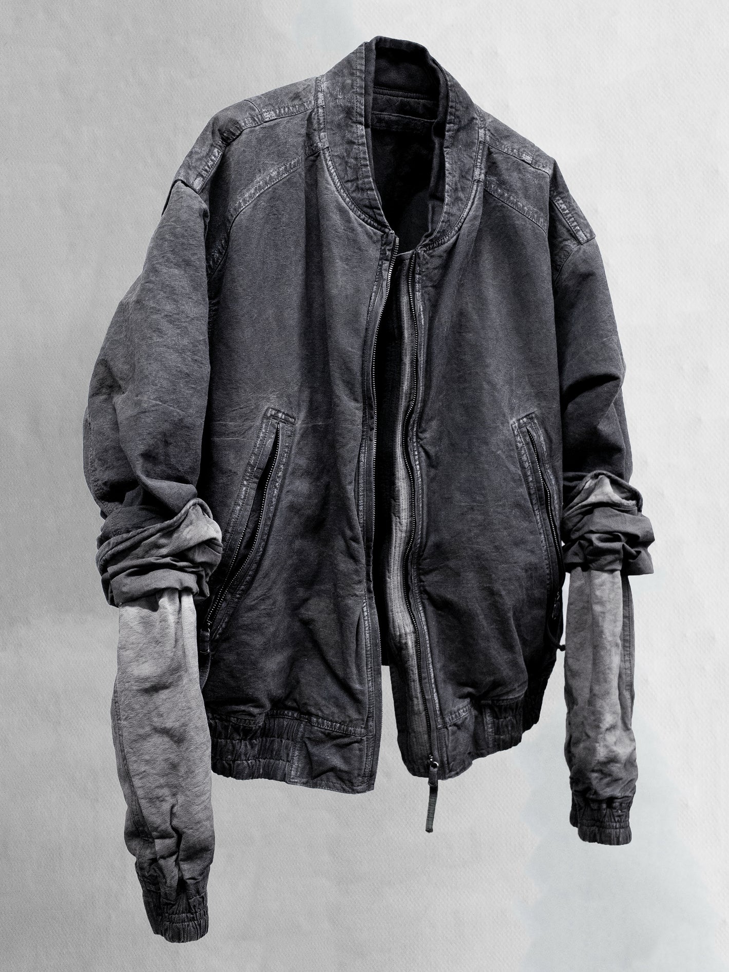 blackmerle_fw24_doublesleevebomber_slabgrey