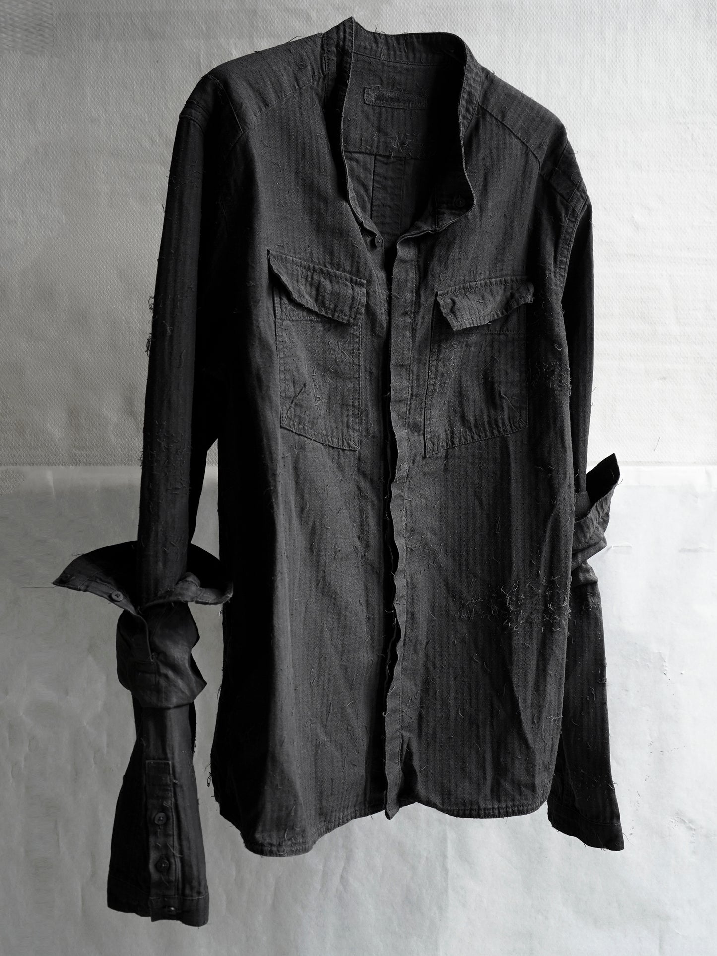 double sleeve field shirt / exo ink
