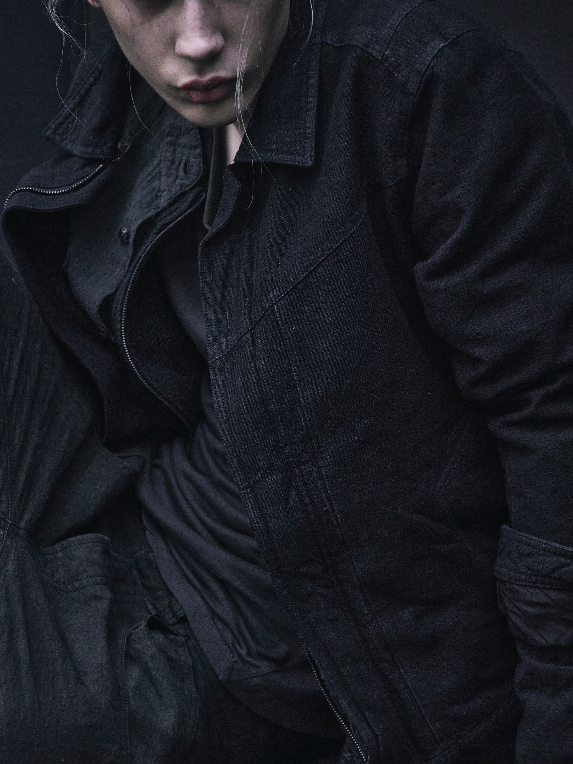 double sleeve blouson / shade