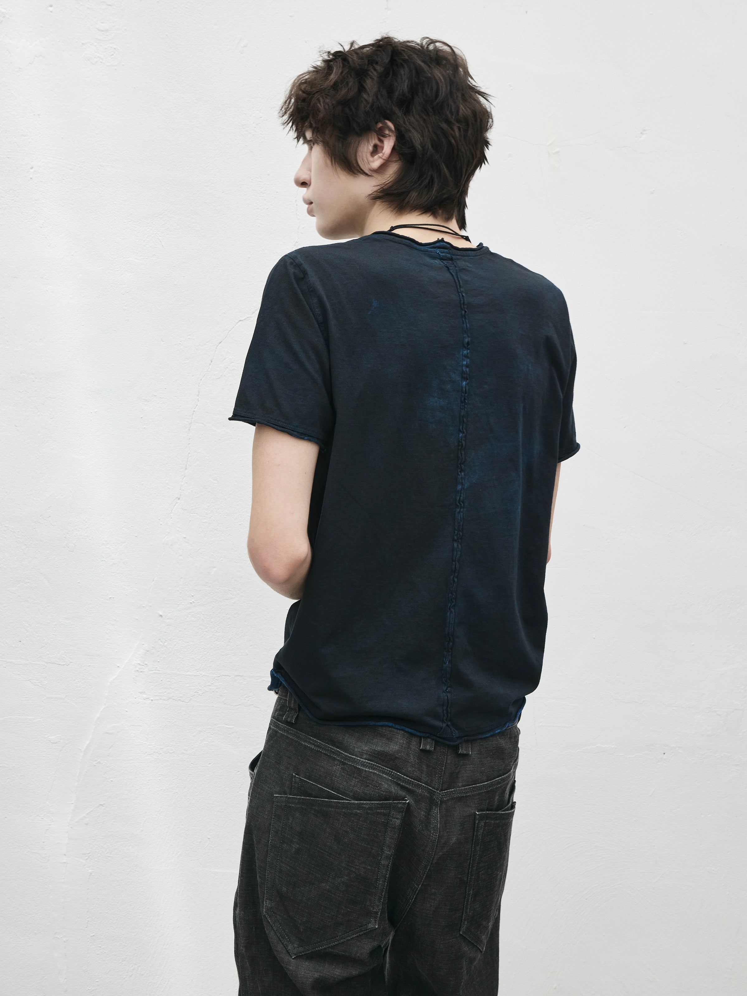 base tee / indigo ink