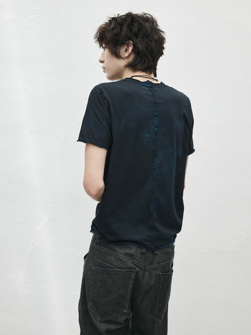 base tee / indigo ink