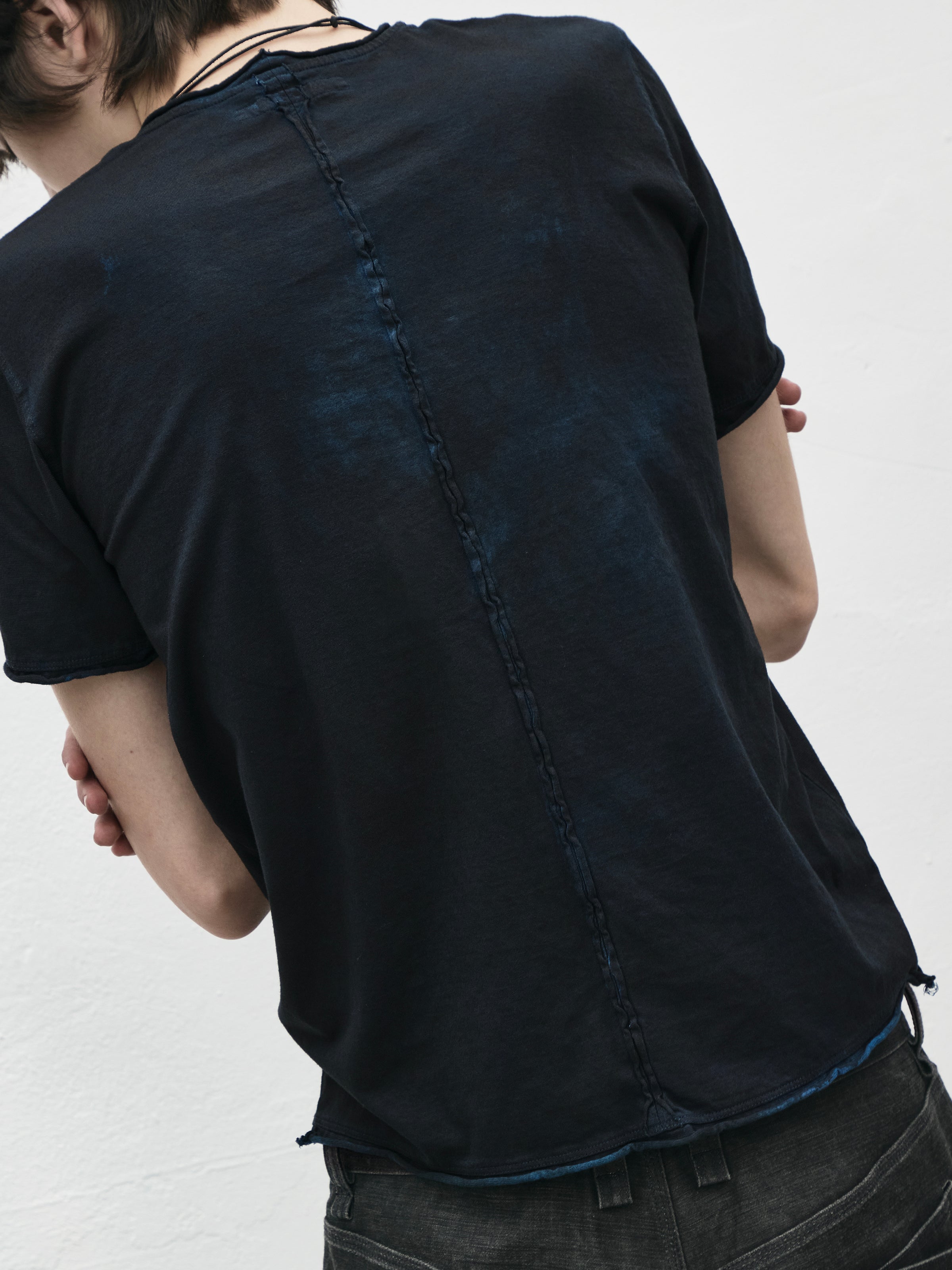 base tee / indigo ink