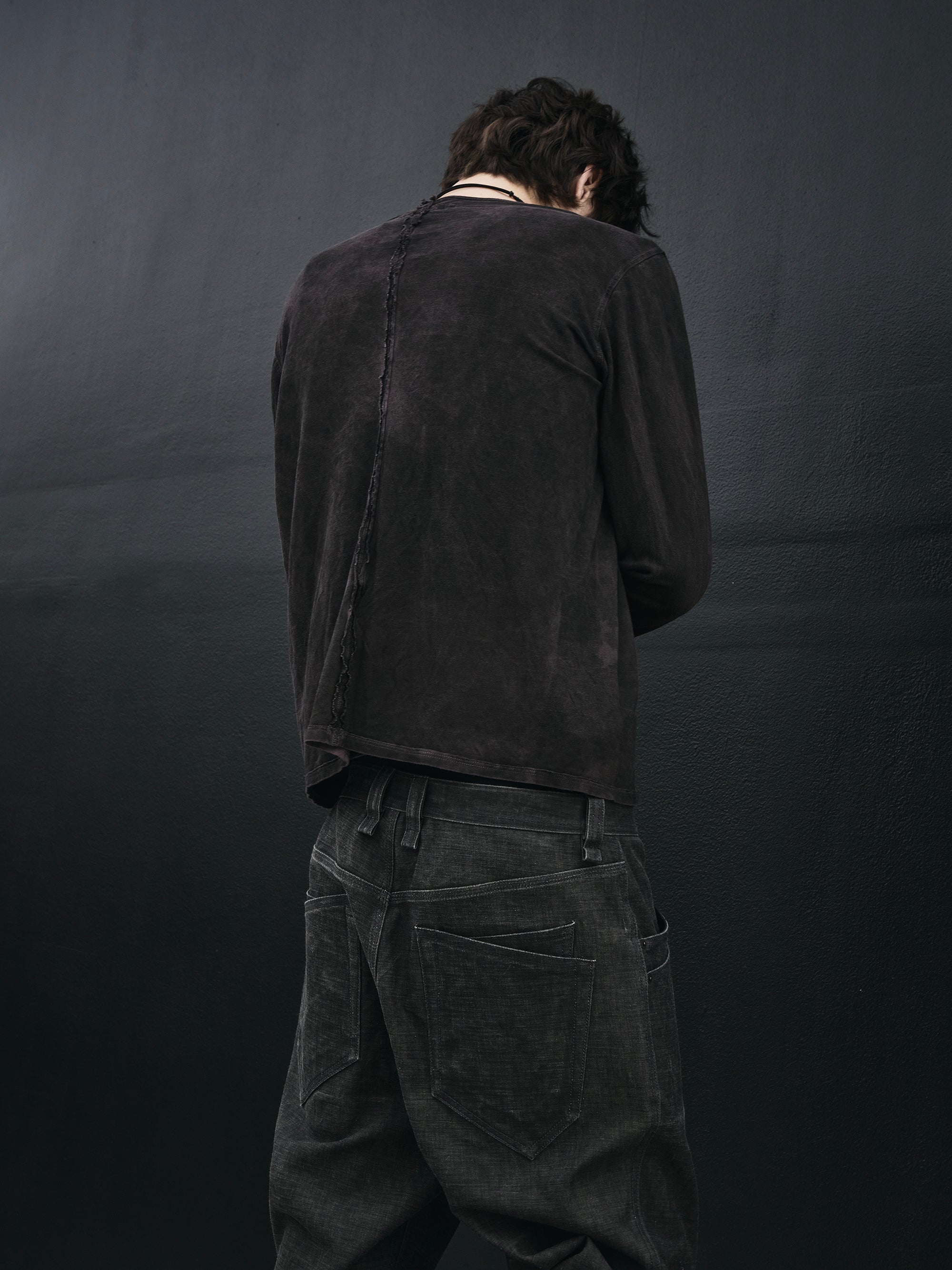 bamboo longsleeve / gallnut ink