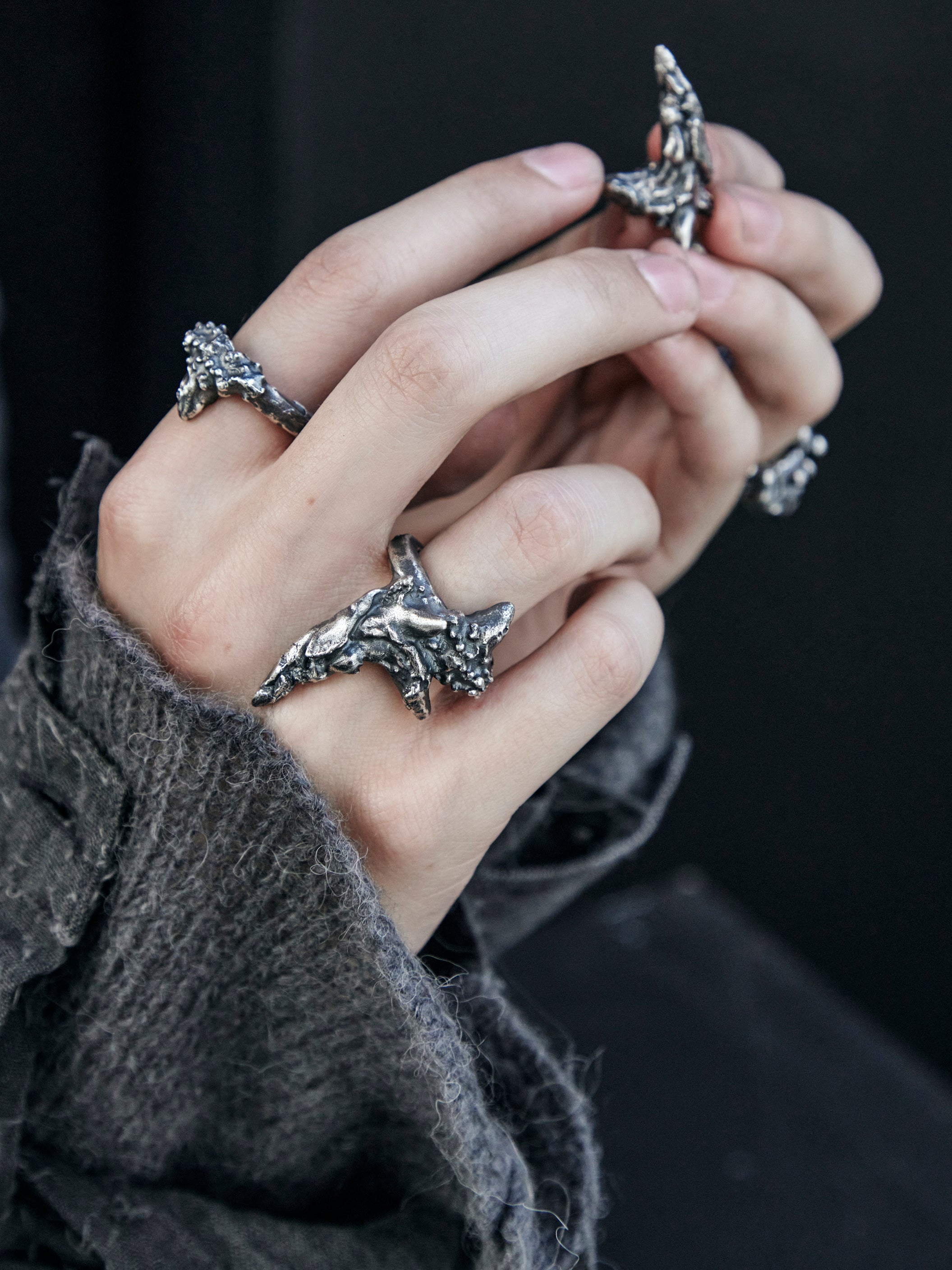 nail ring / 925 silver