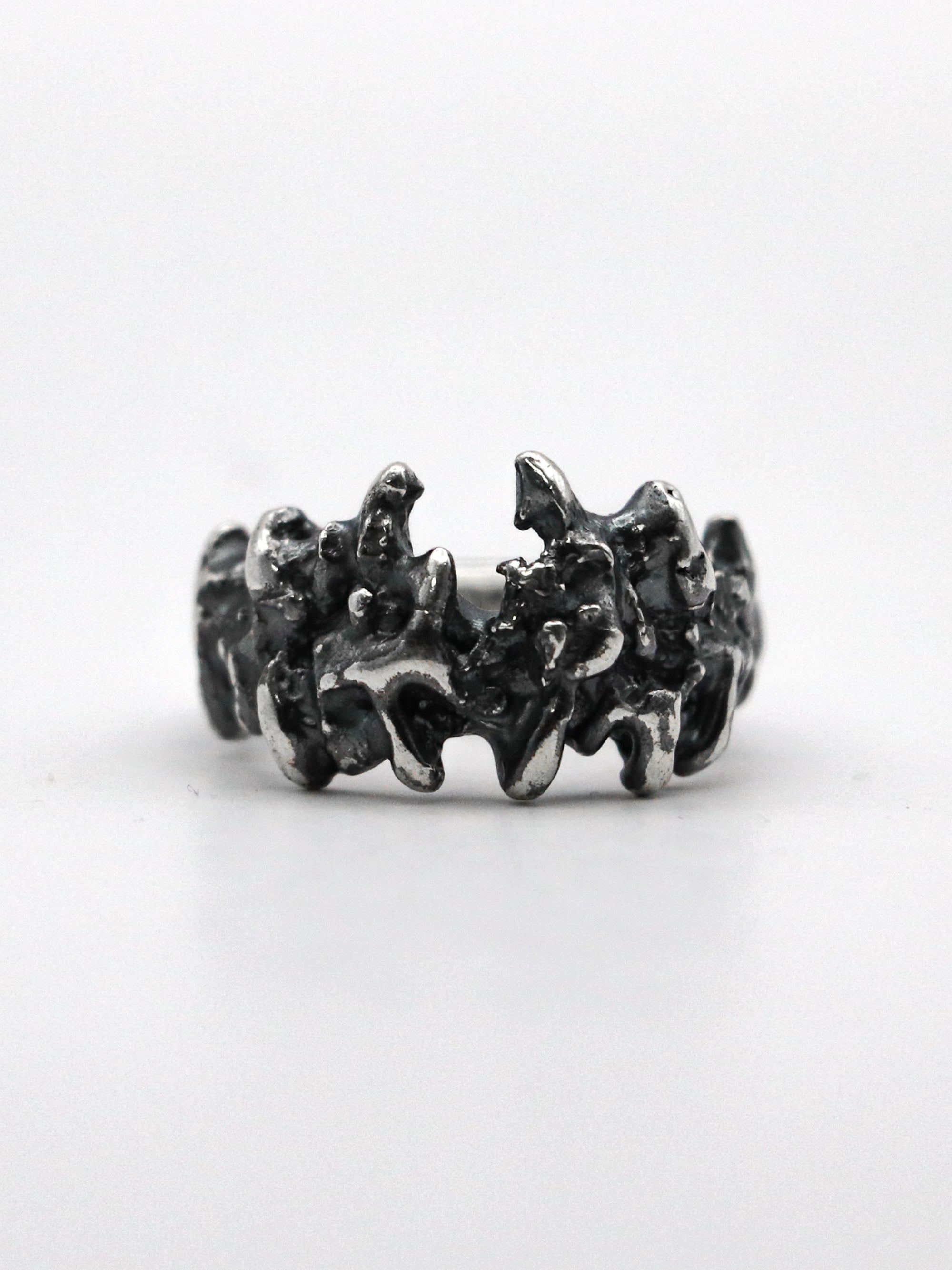 cage ring / 925 silver