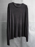 bamboo longsleeve / gallnut ink