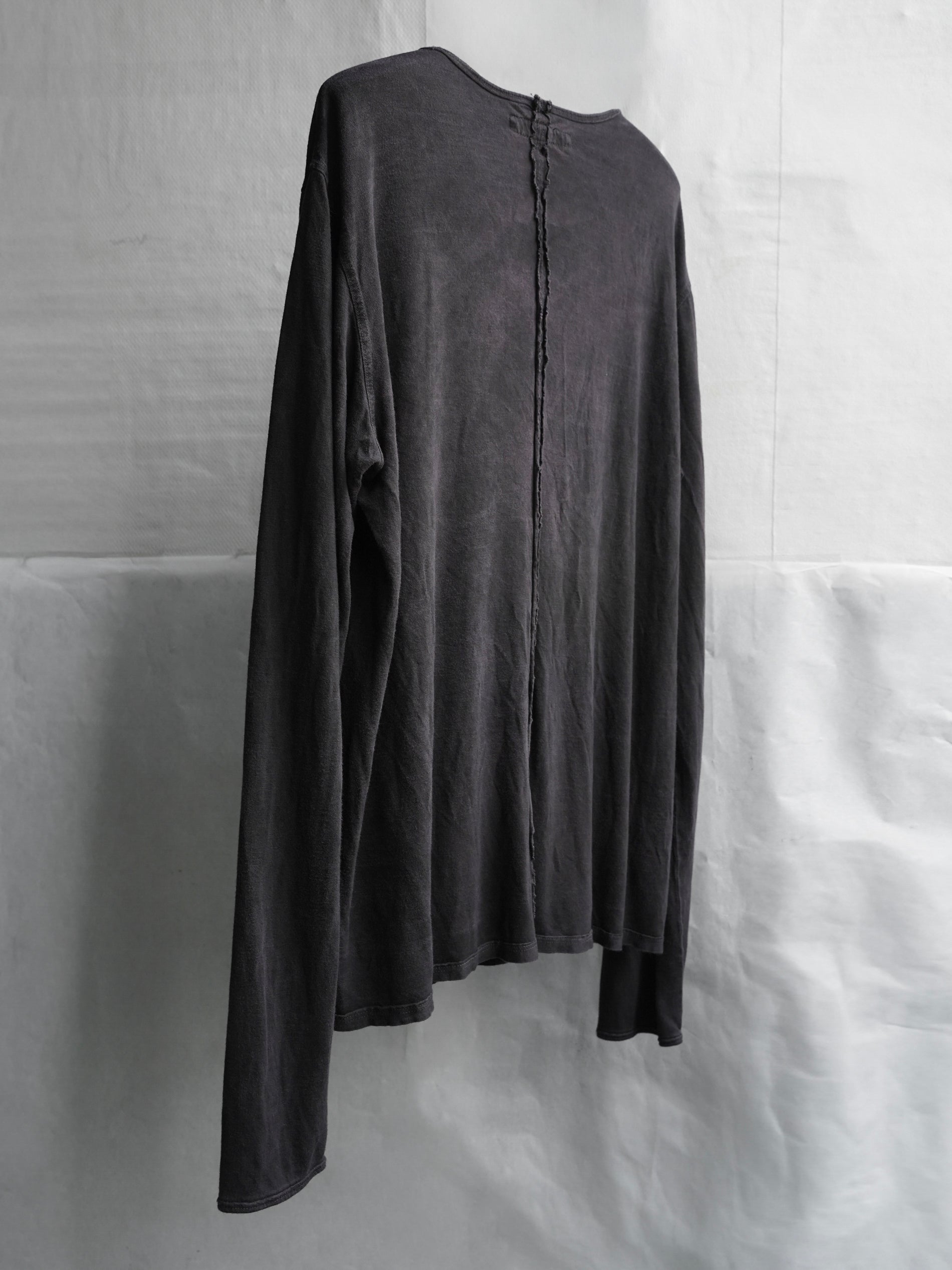bamboo longsleeve / gallnut ink