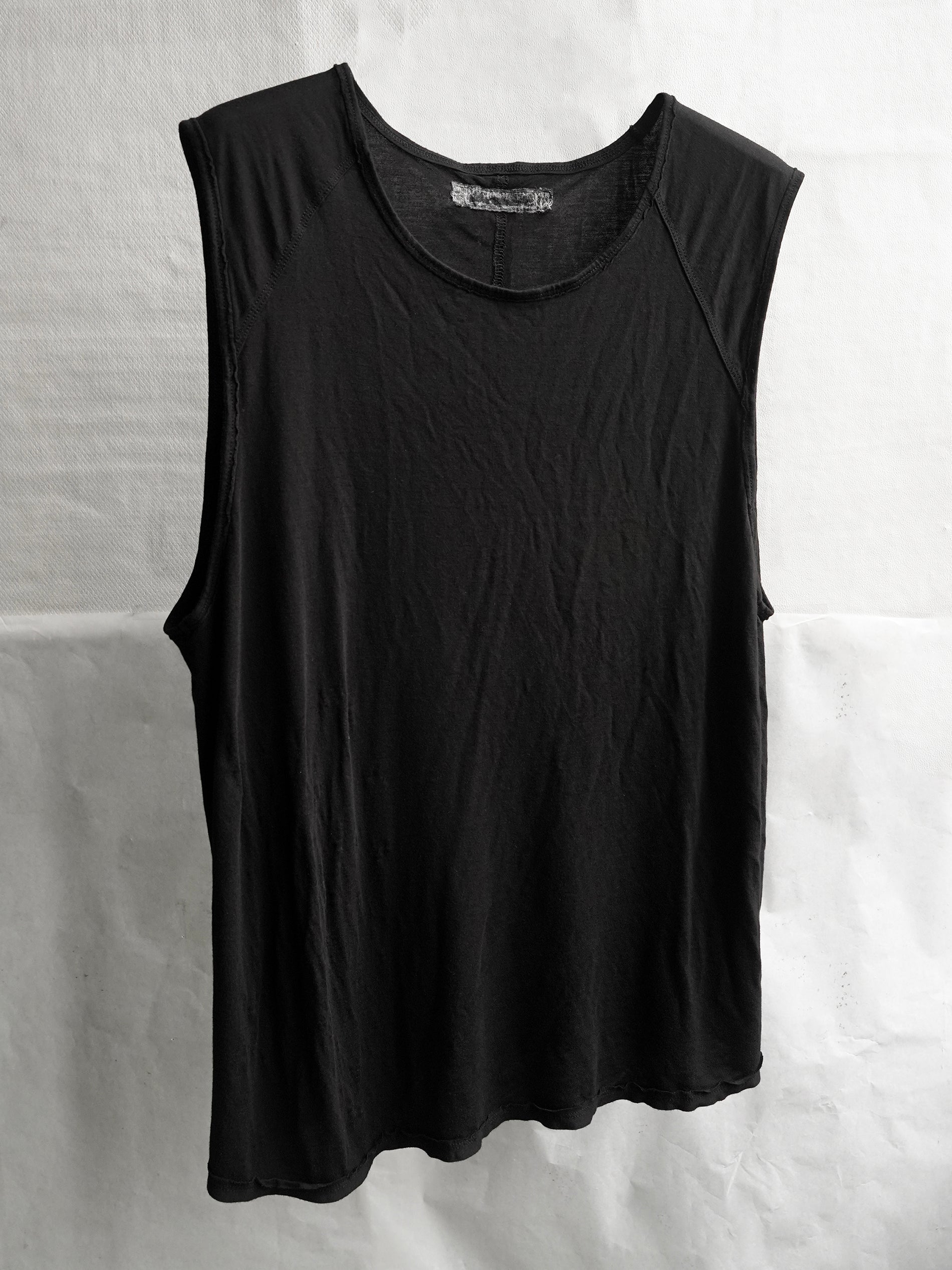 bamboo tank / black