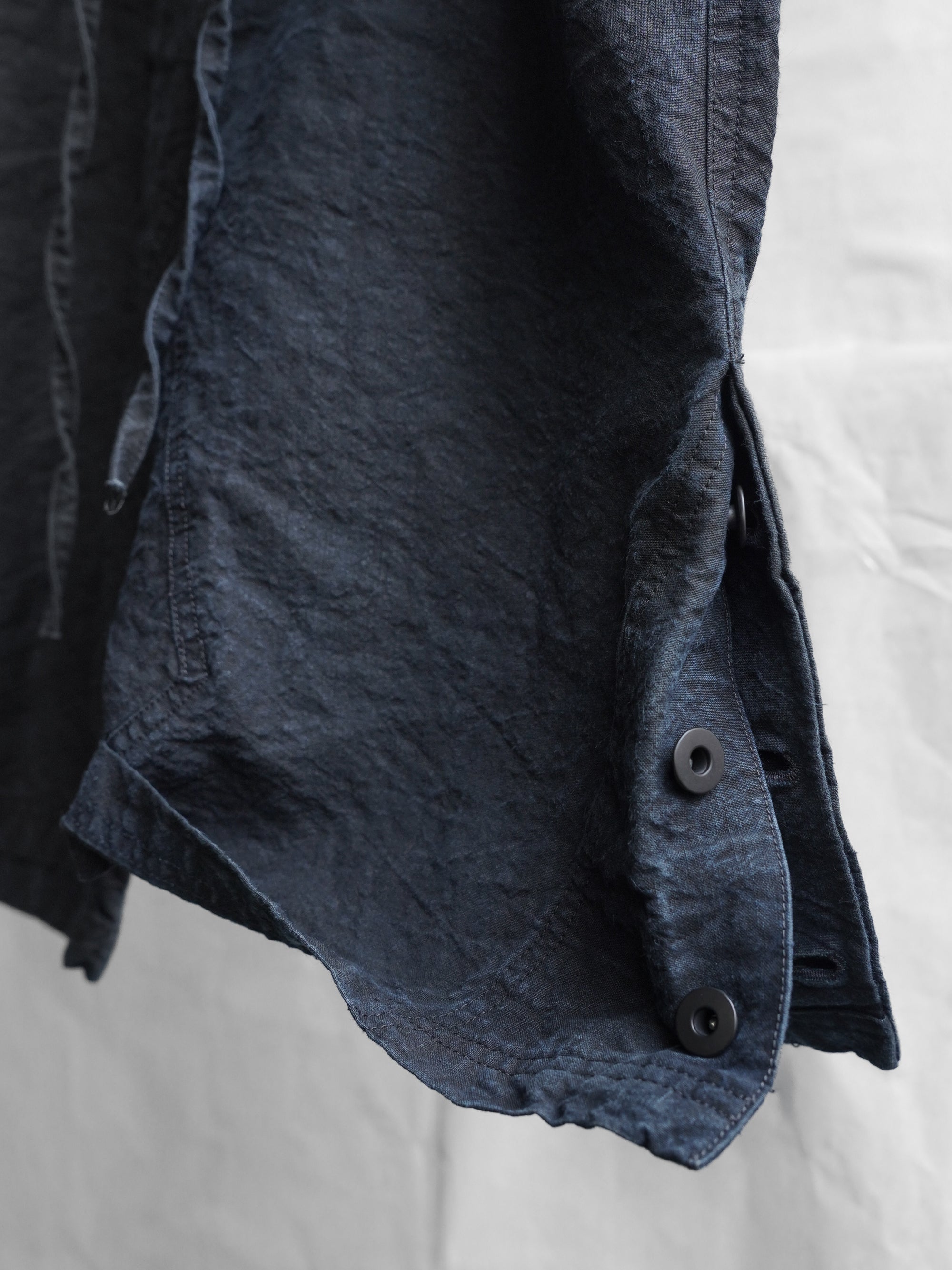 split shorts (binchō-tan) / indigo ink