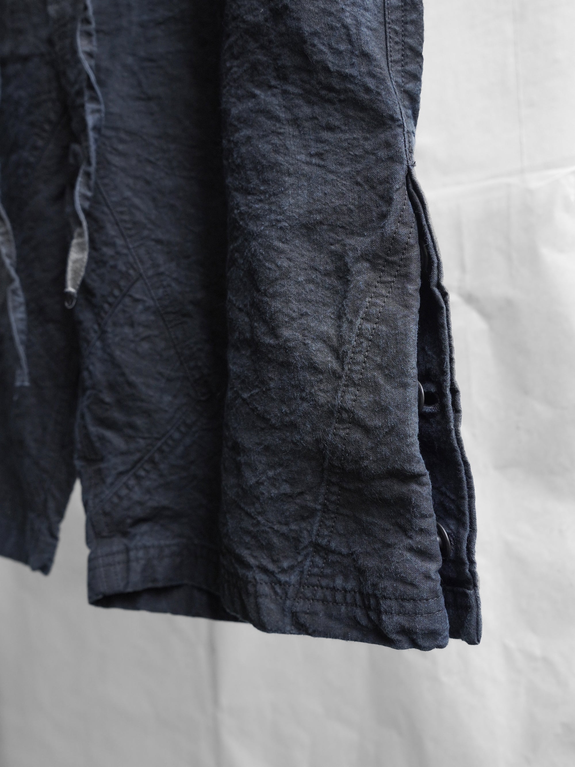 split shorts (binchō-tan) / indigo ink