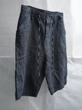 split shorts (binchō-tan) / indigo ink