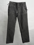 fatigue zipper trousers / onion ink (duck)