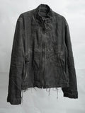 zip up jacket / onion ink (silk nep)