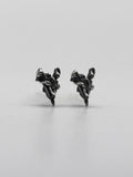 hart earrings  / 925 silver