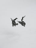 horn earrings / 925 silver