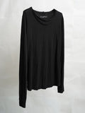 double neck longsleeve / black