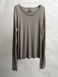 double neck longsleeve / taupe