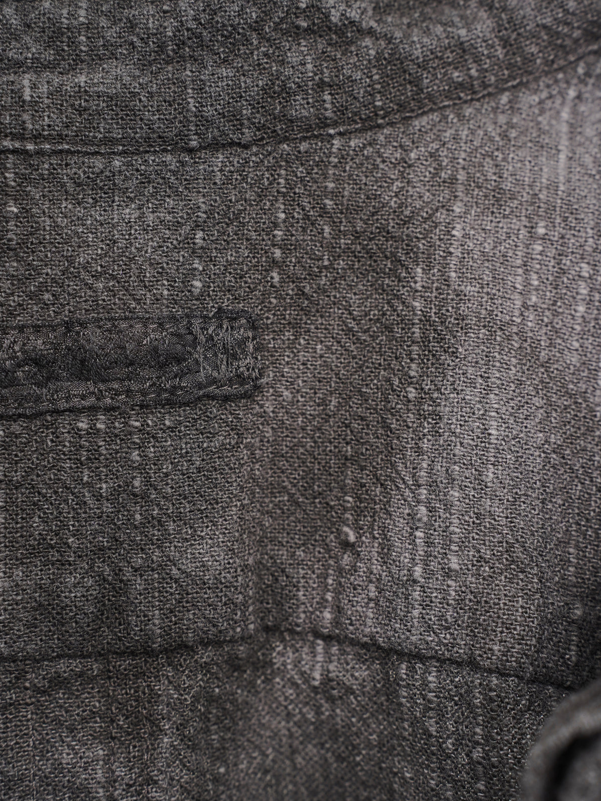 double sleeve field shirt / gallnut ink (slub)