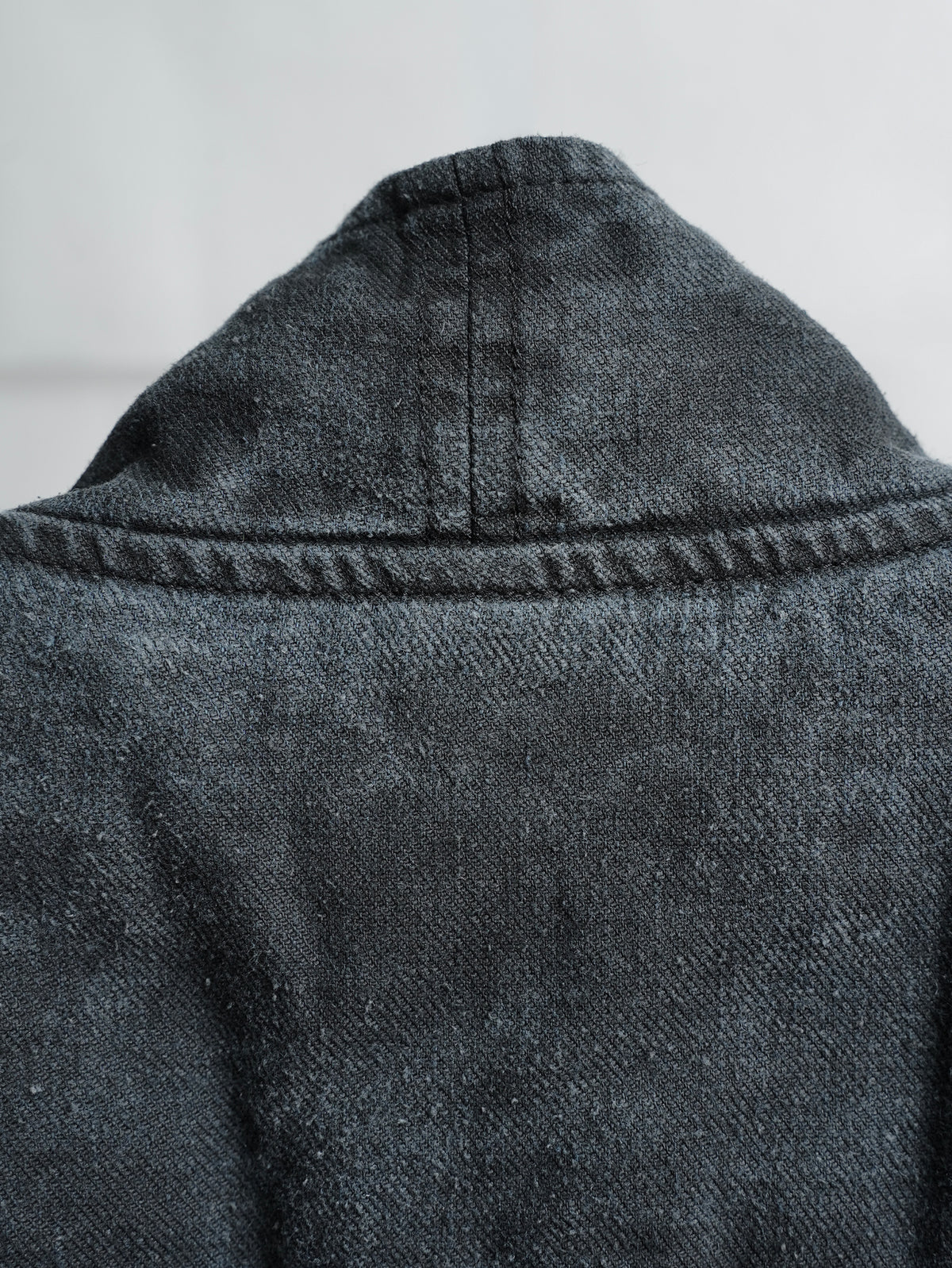 zip up jacket / indigo ink (silk nep)