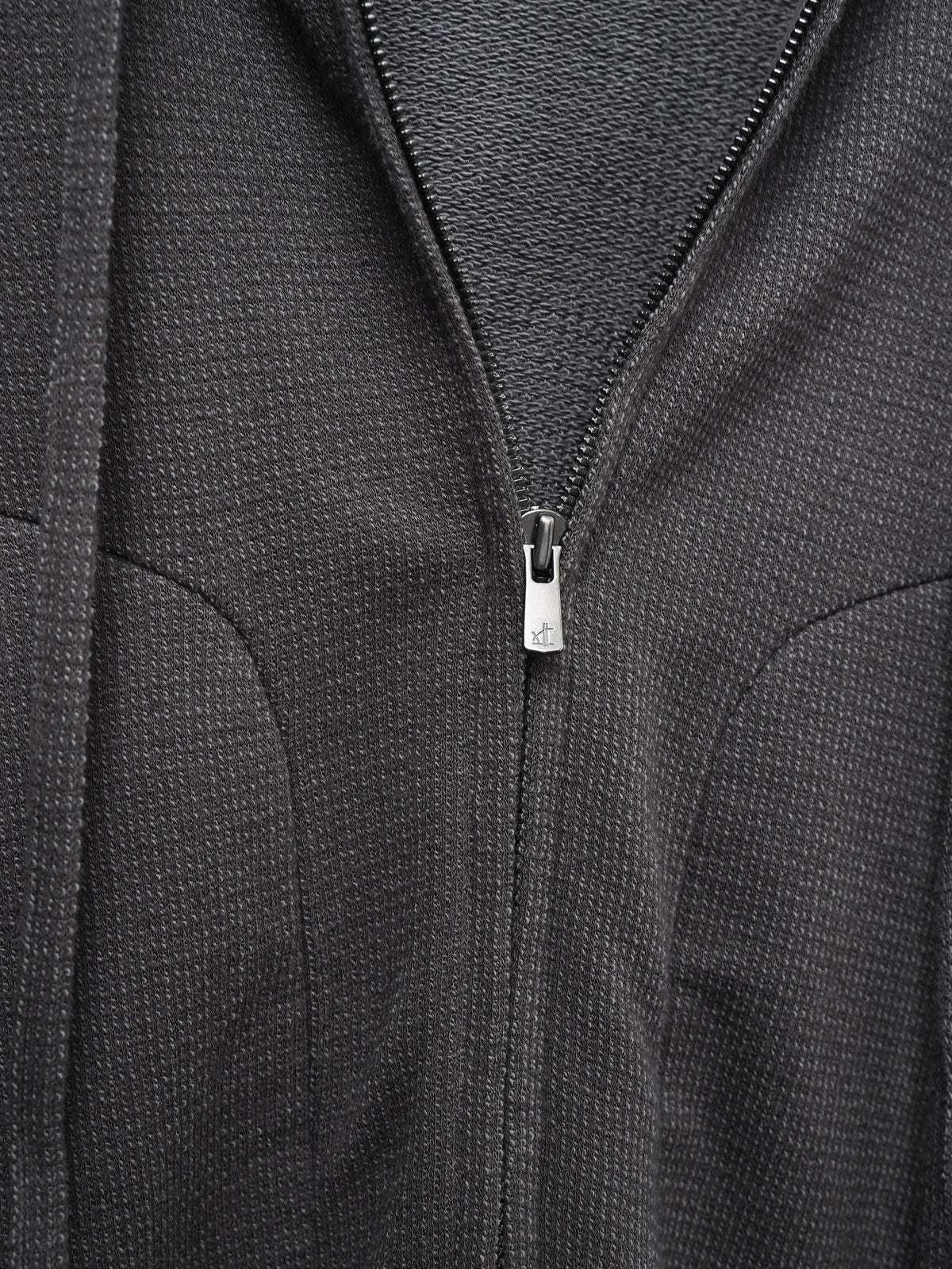 zip hoodie / mud shadow