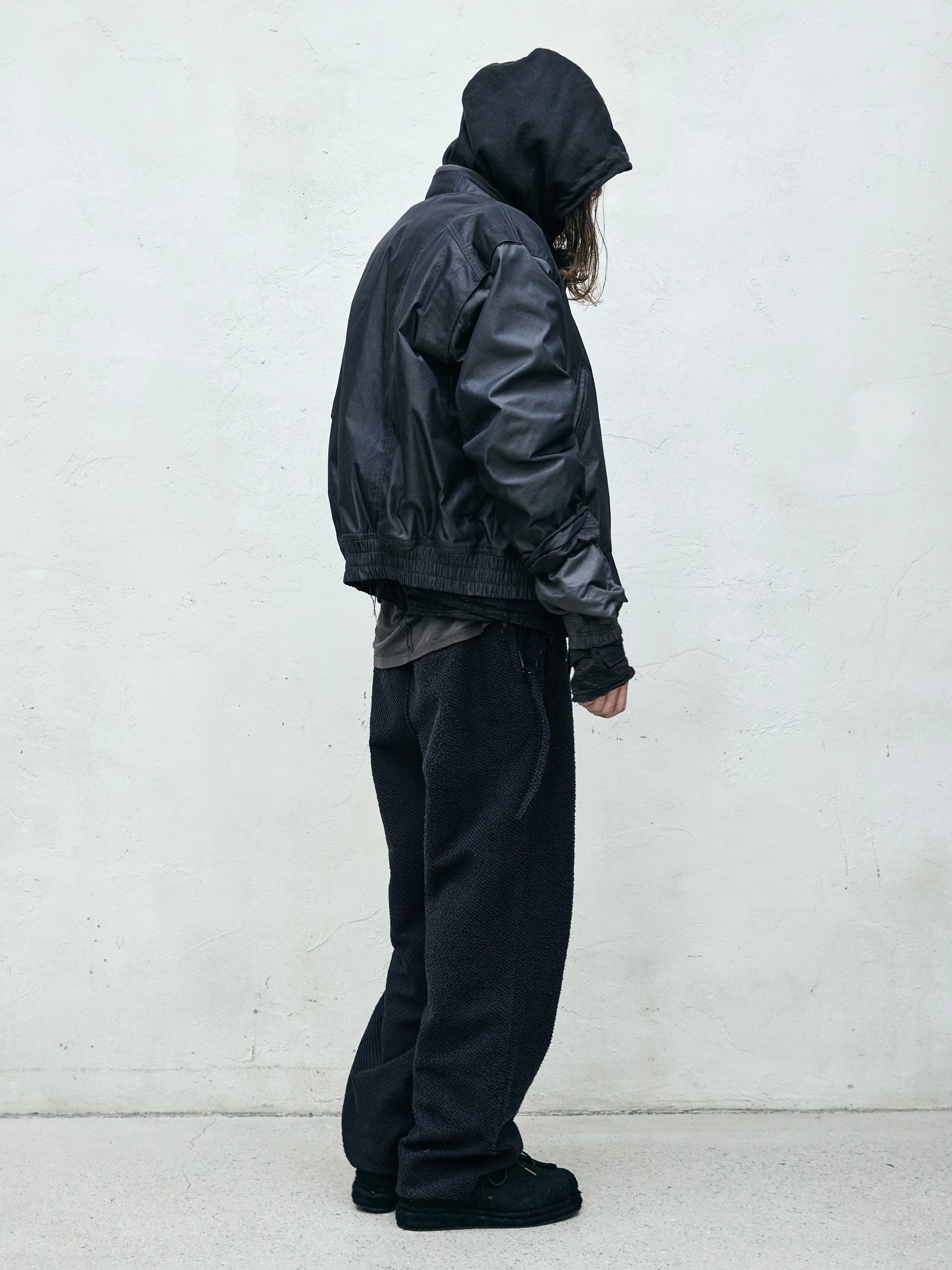 rugged sweatpants / black