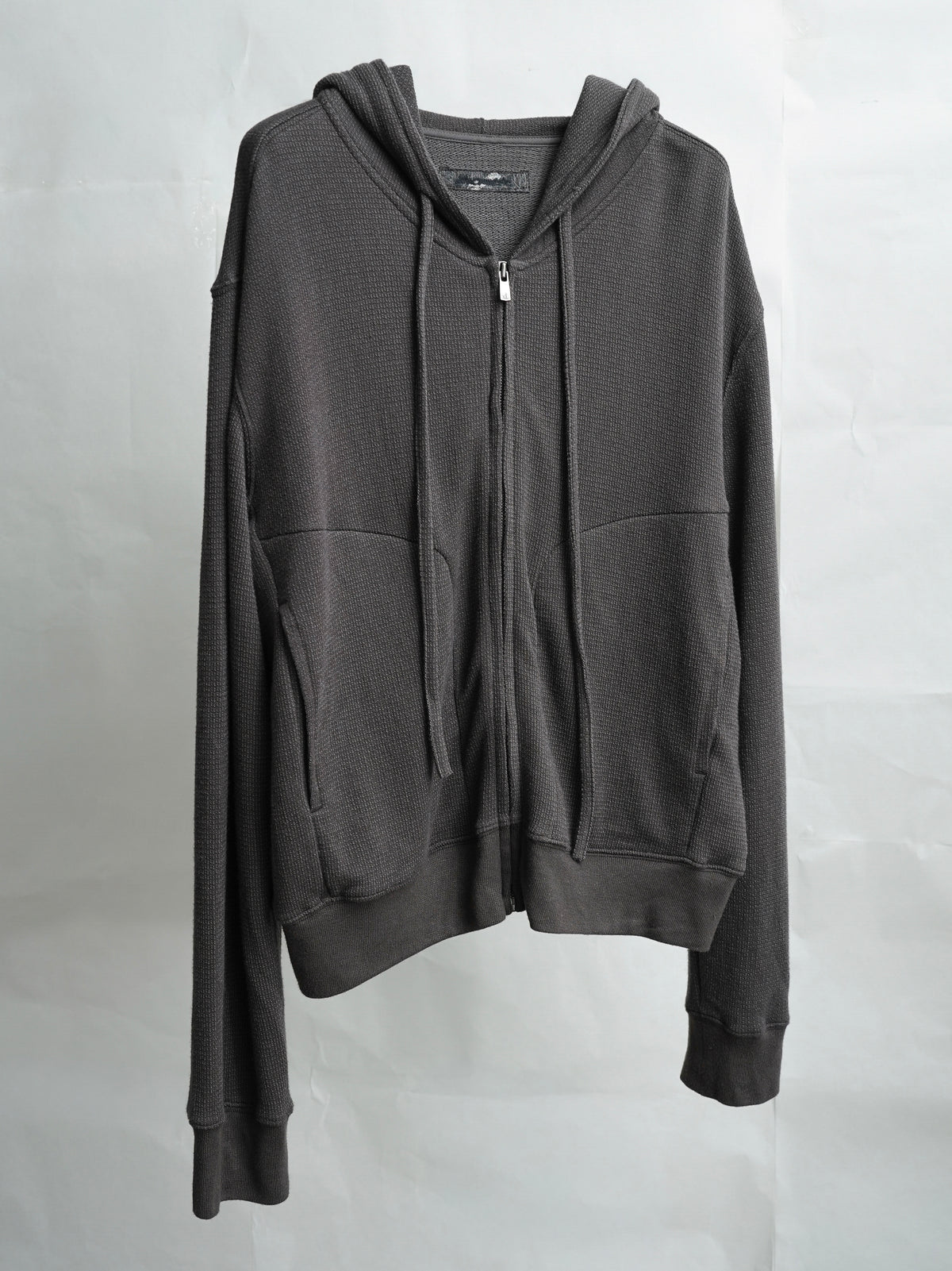 zip hoodie / mud shadow