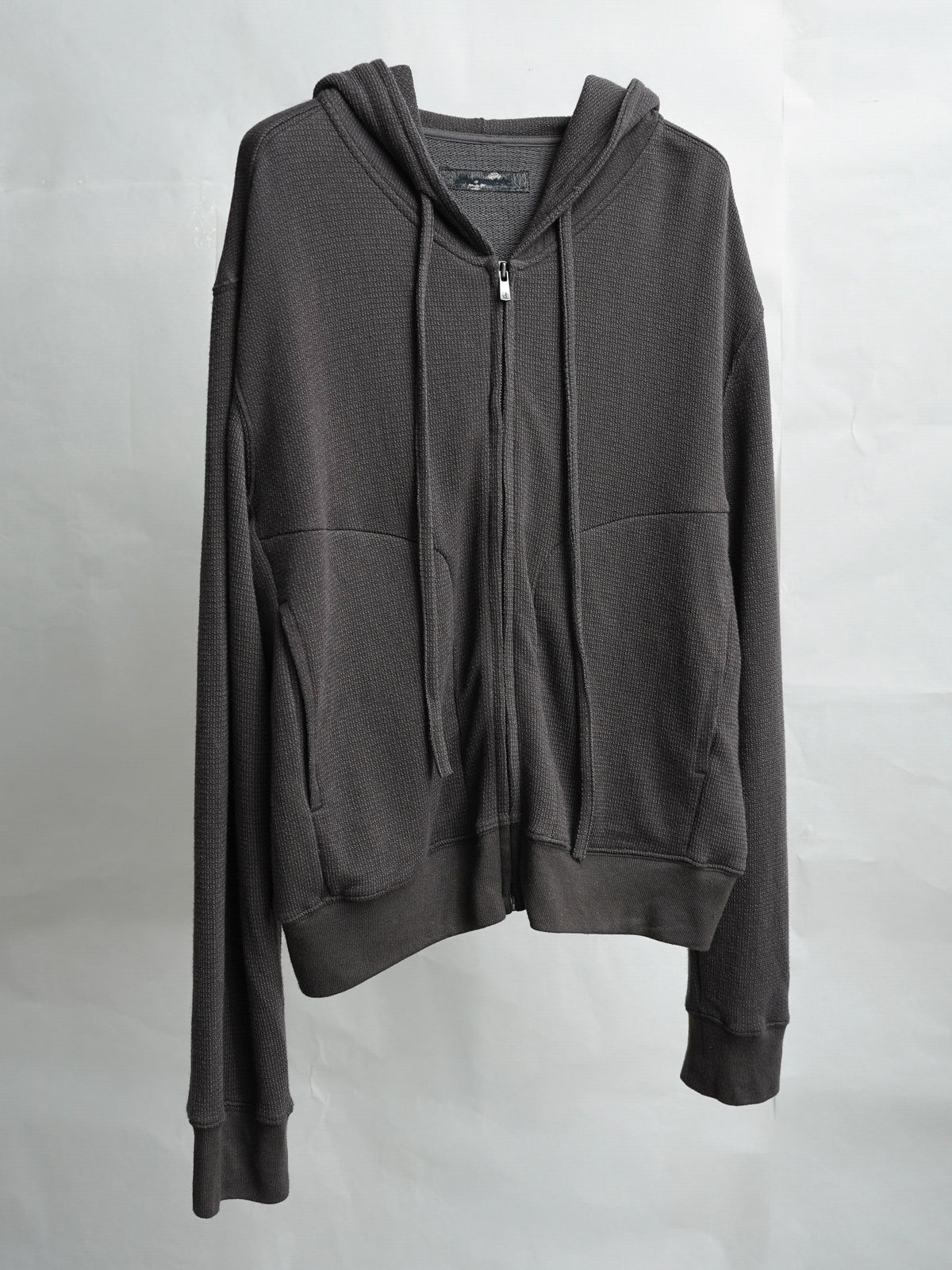 zip hoodie / mud shadow