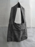monk bag (binchō-tan) / ink