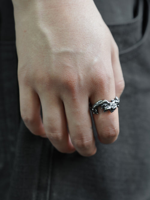 arc ring / 925 silver