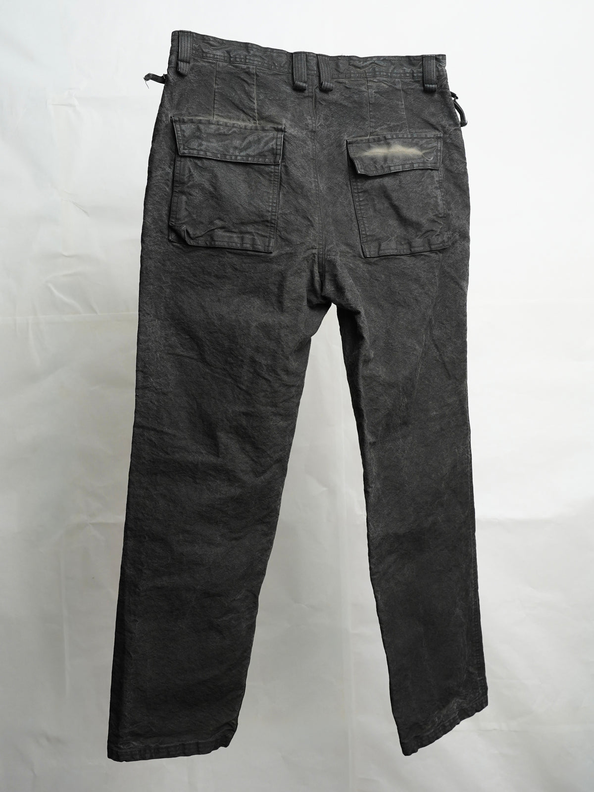 fatigue zipper trousers / onion ink (duck)