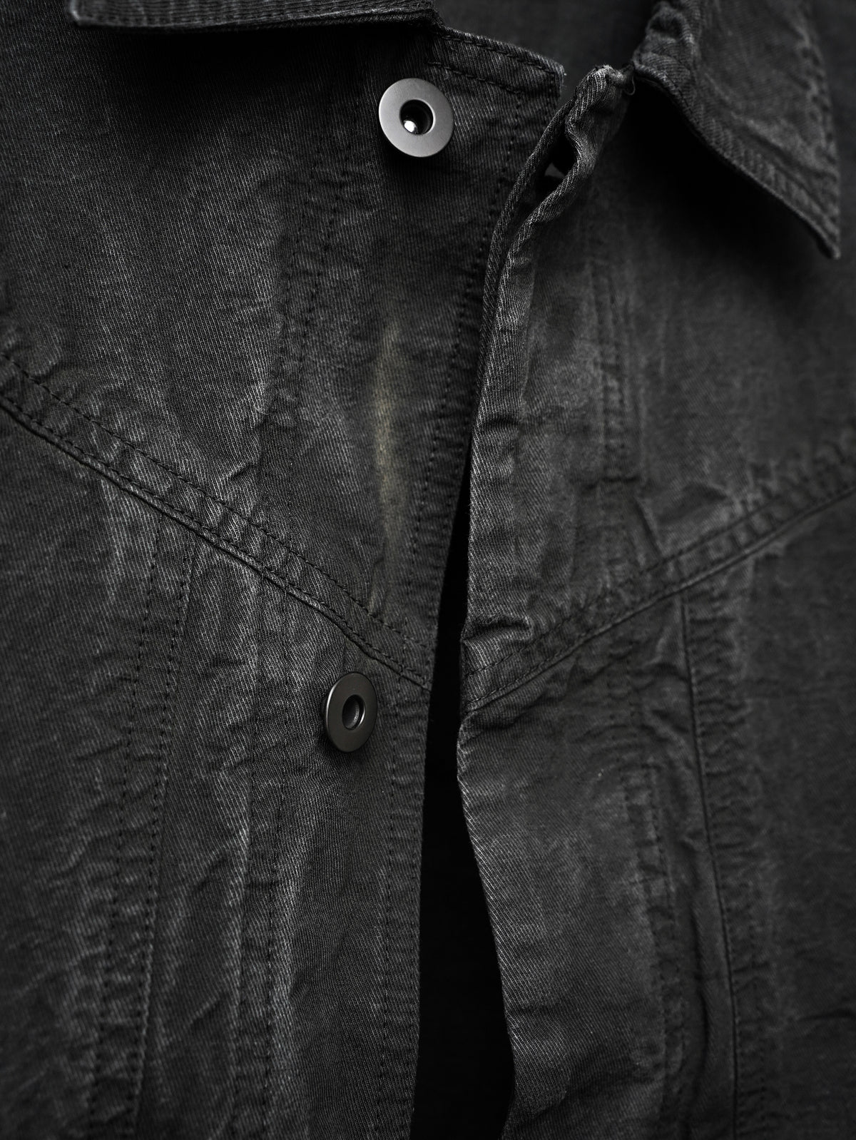 trucker jacket / onion ink (canvas)