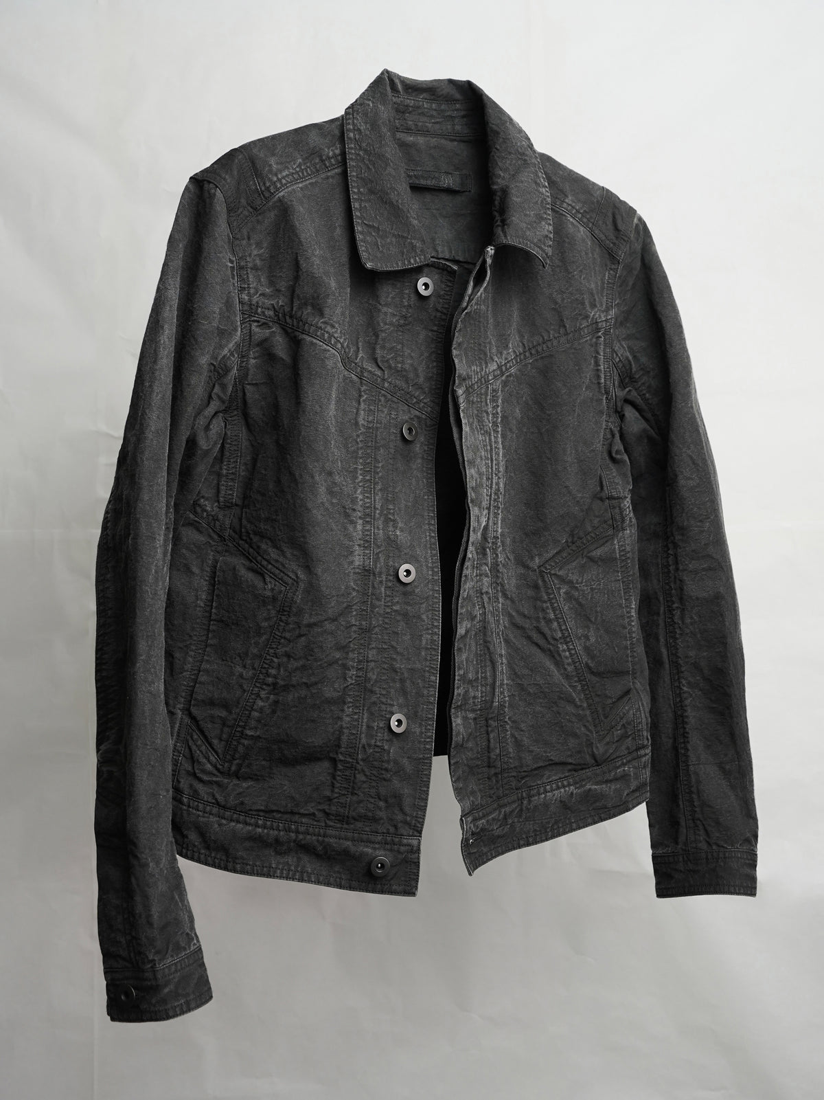 trucker jacket / ink (canvas)