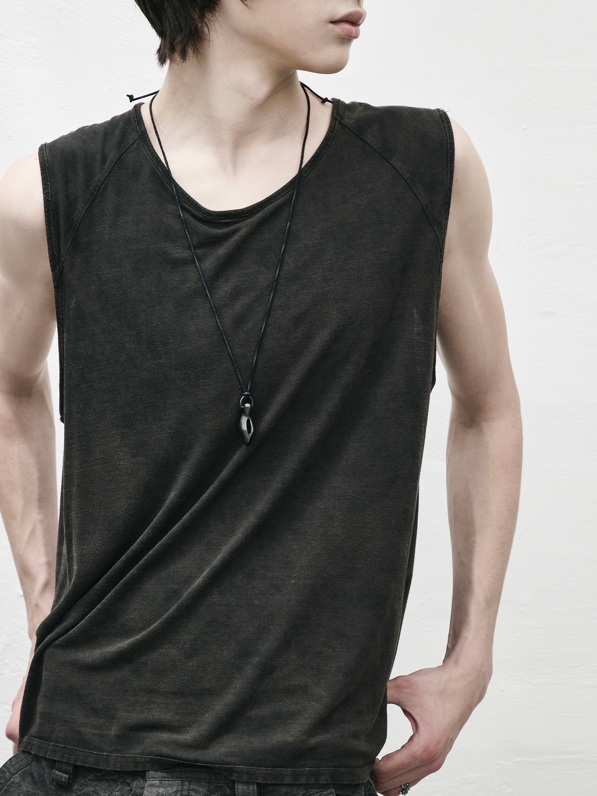 bunker necklace / brass