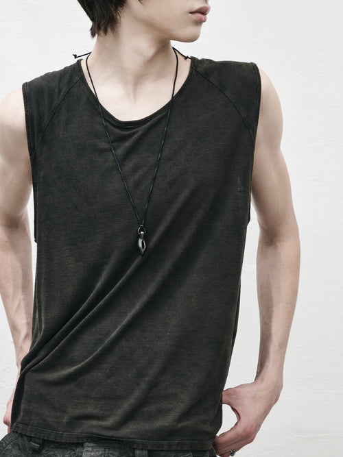 bunker necklace / brass