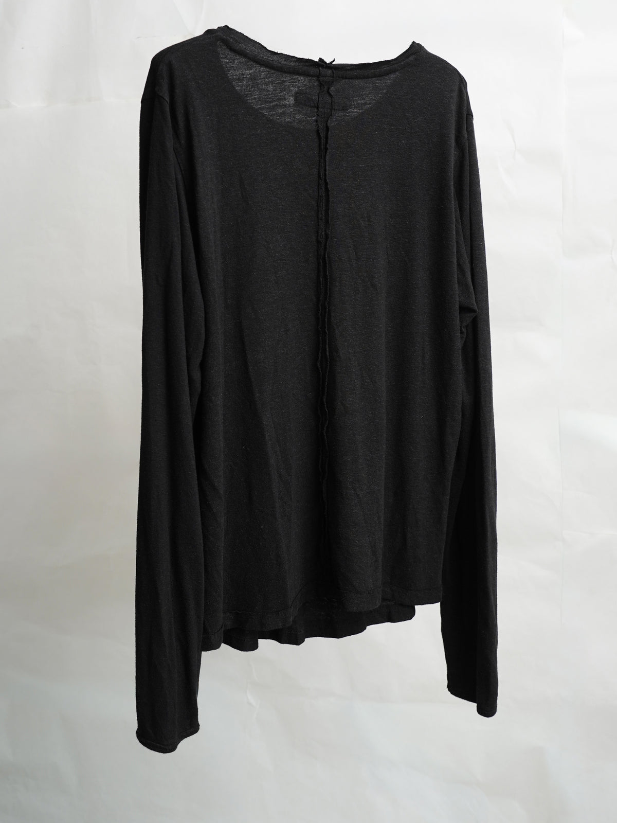 double neck longsleeve / black