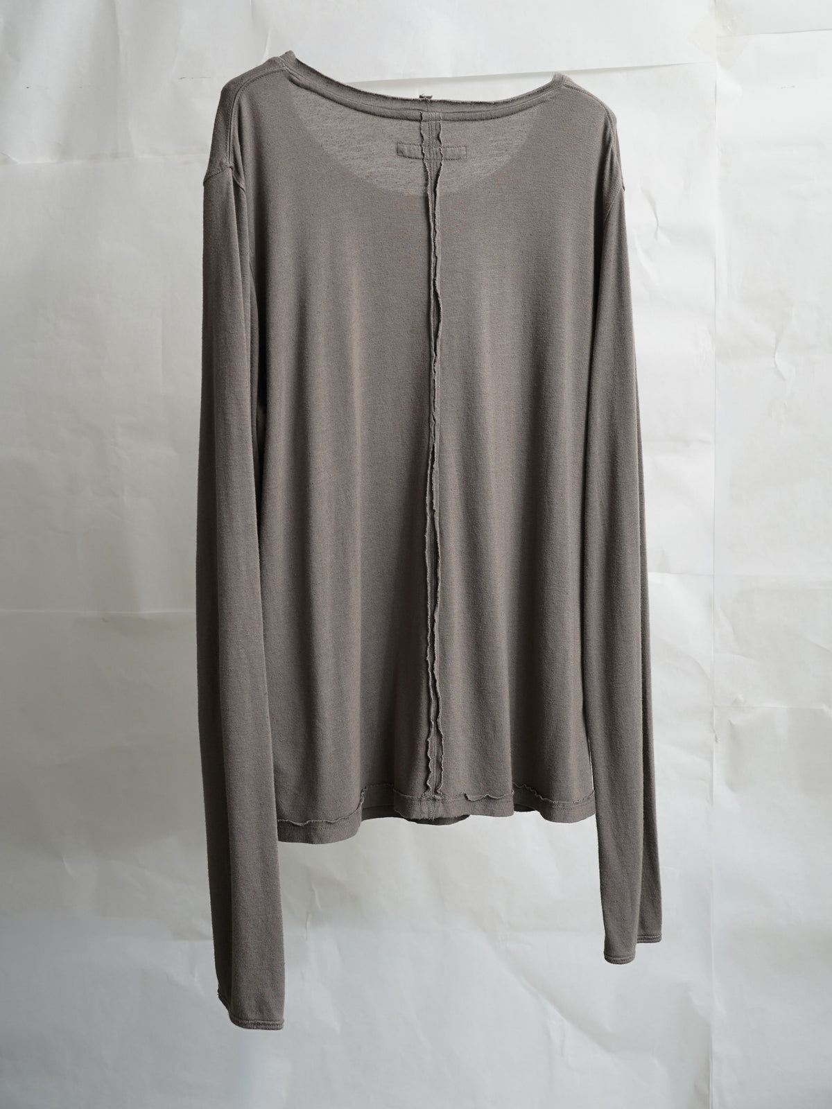 double neck longsleeve / taupe
