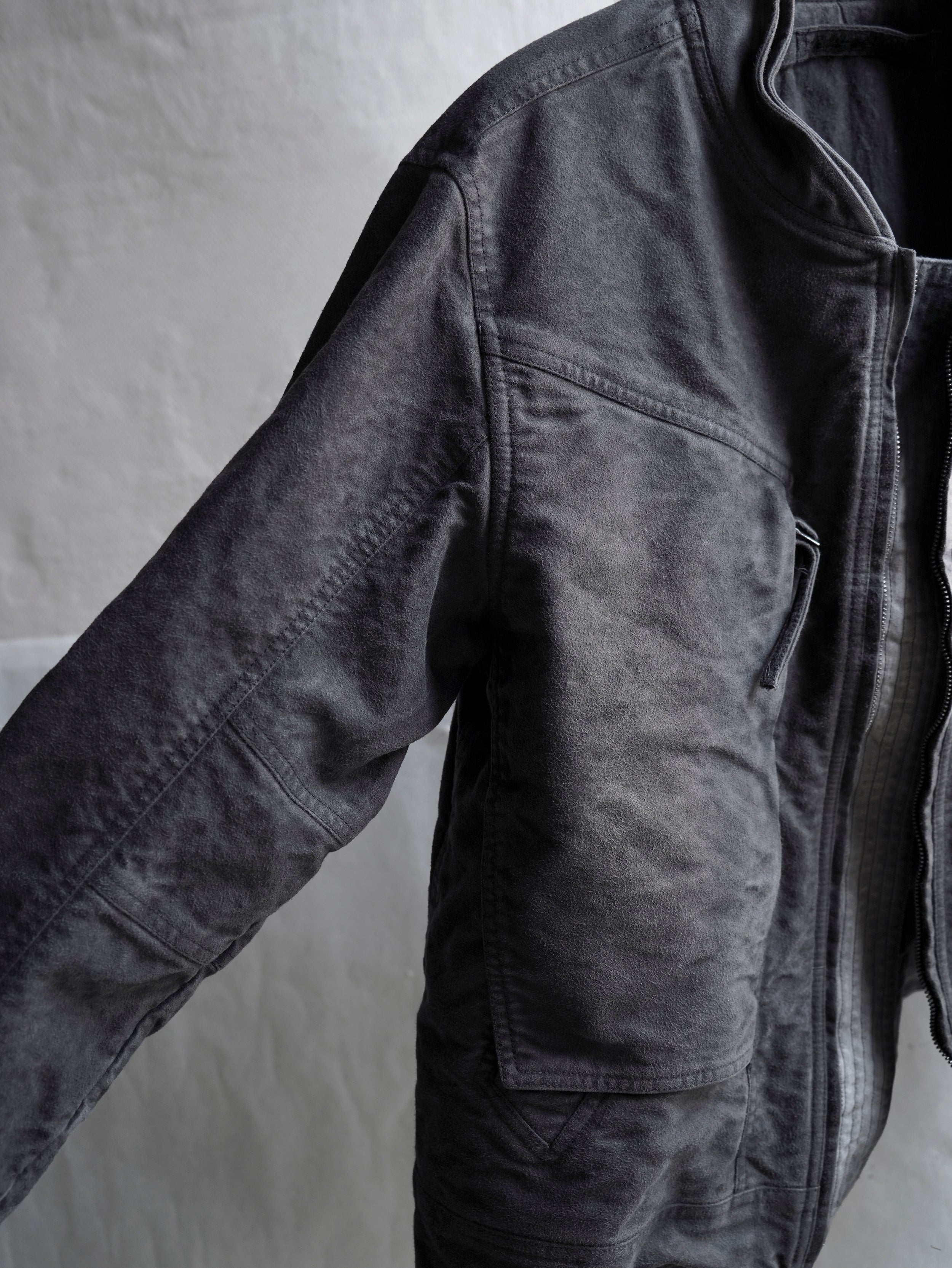 cargo bomber / slab grey (moleskin)