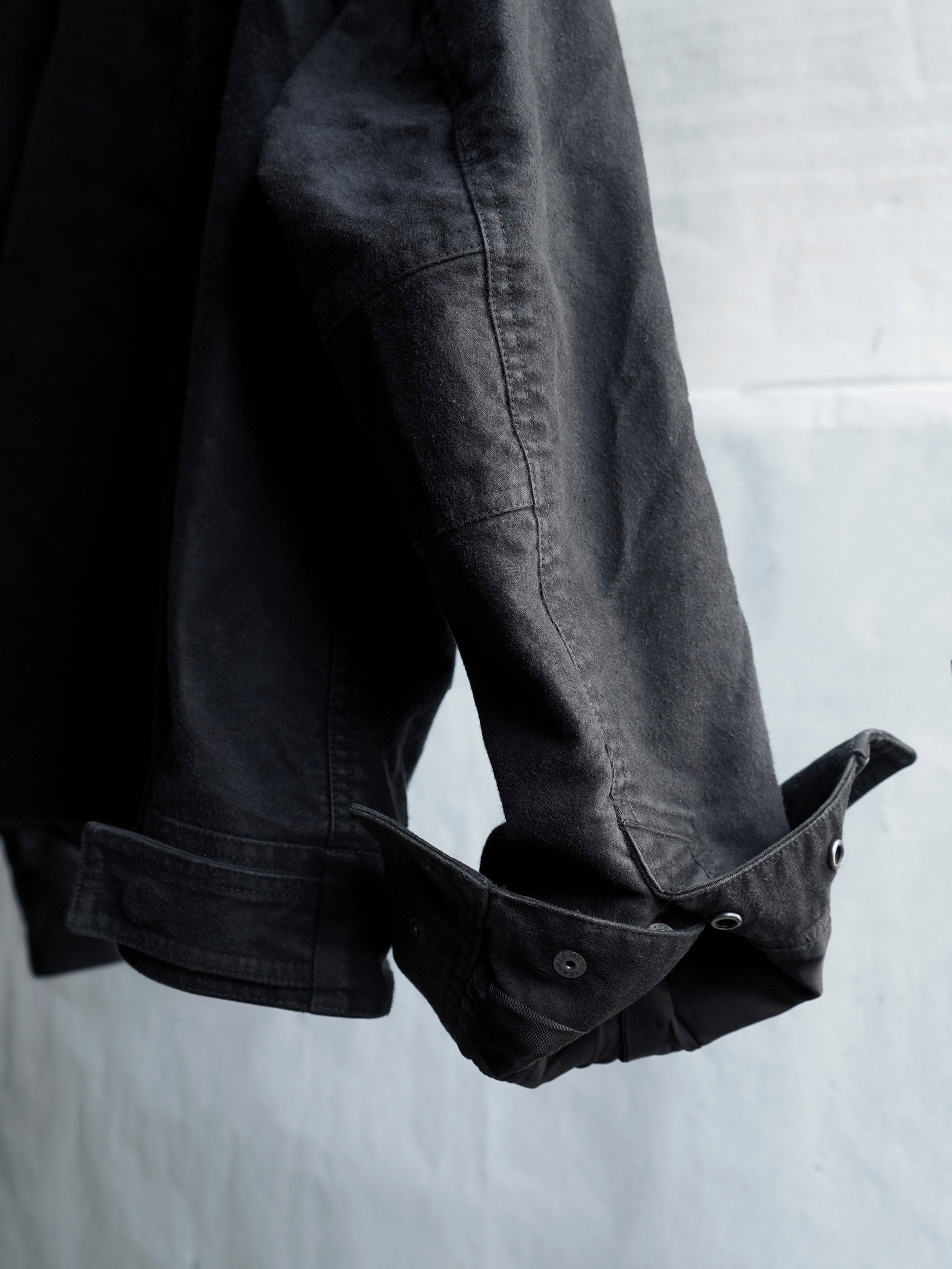 cargo bomber / black (moleskin)