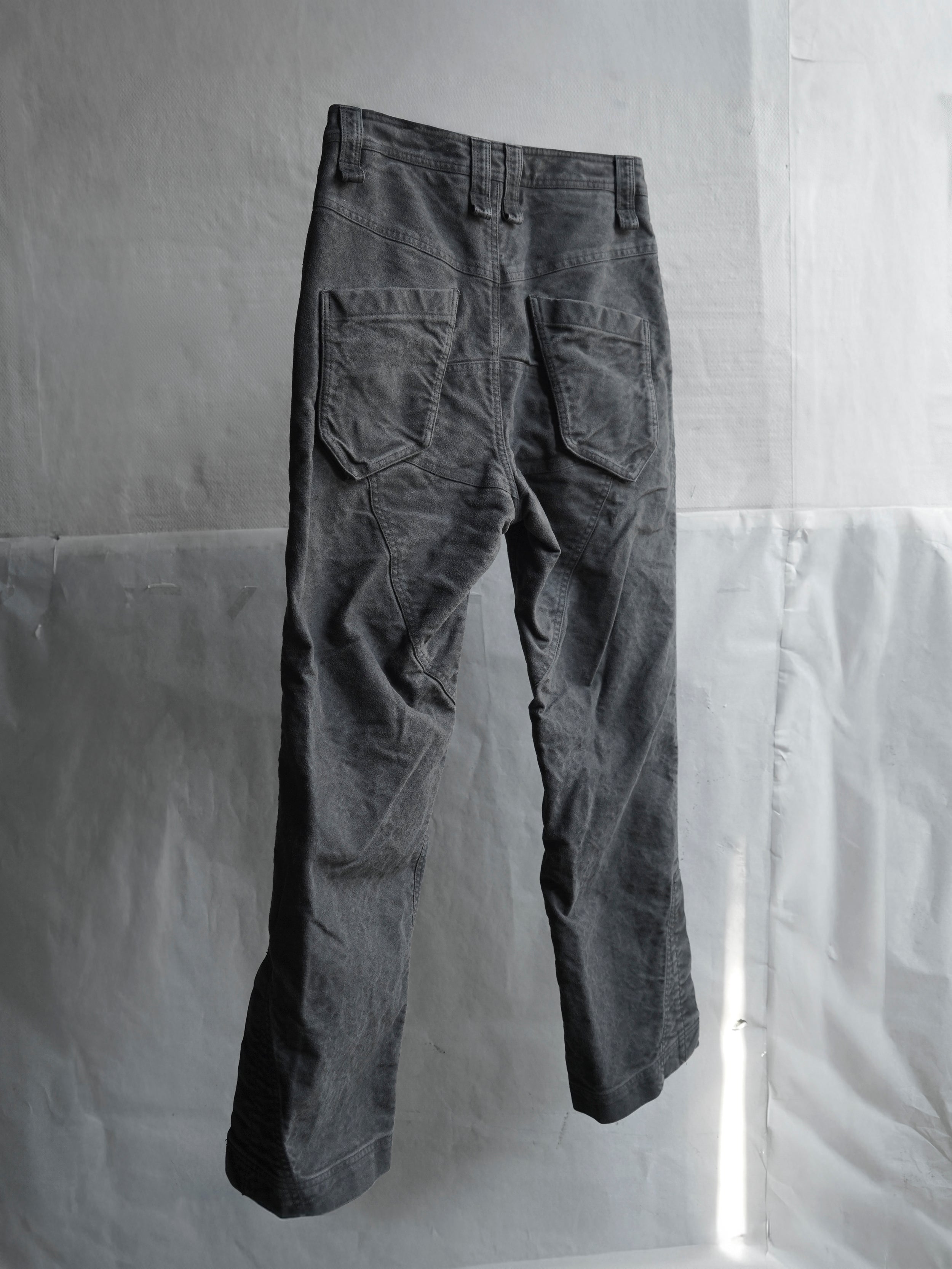 split trousers / slab grey (moleskin)
