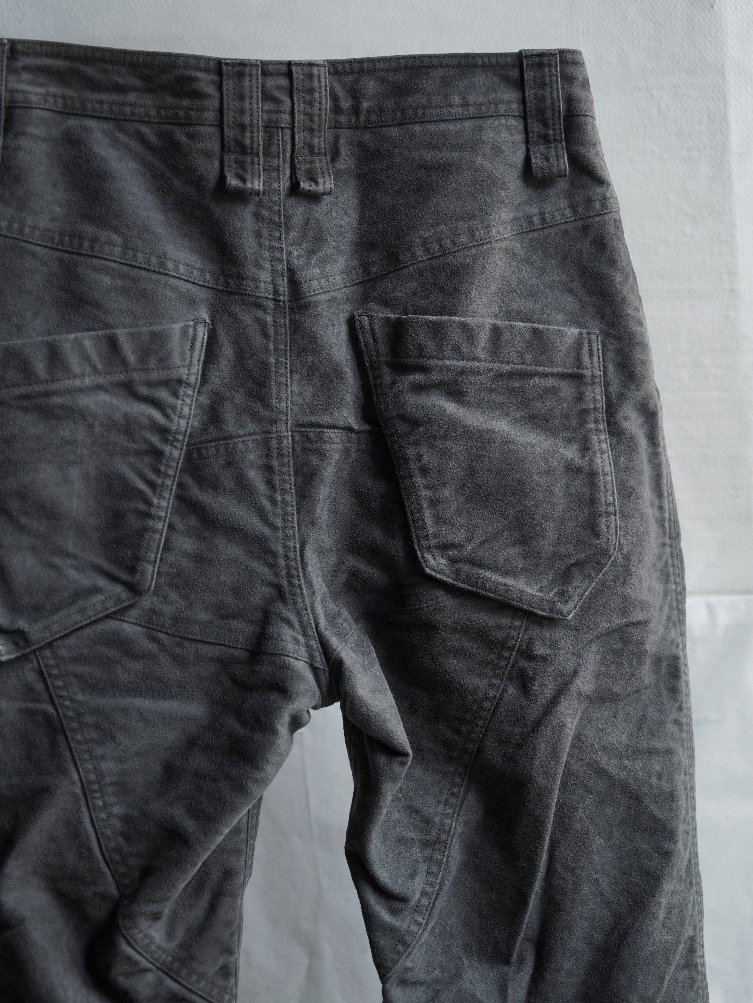 split trousers / slab grey (moleskin)