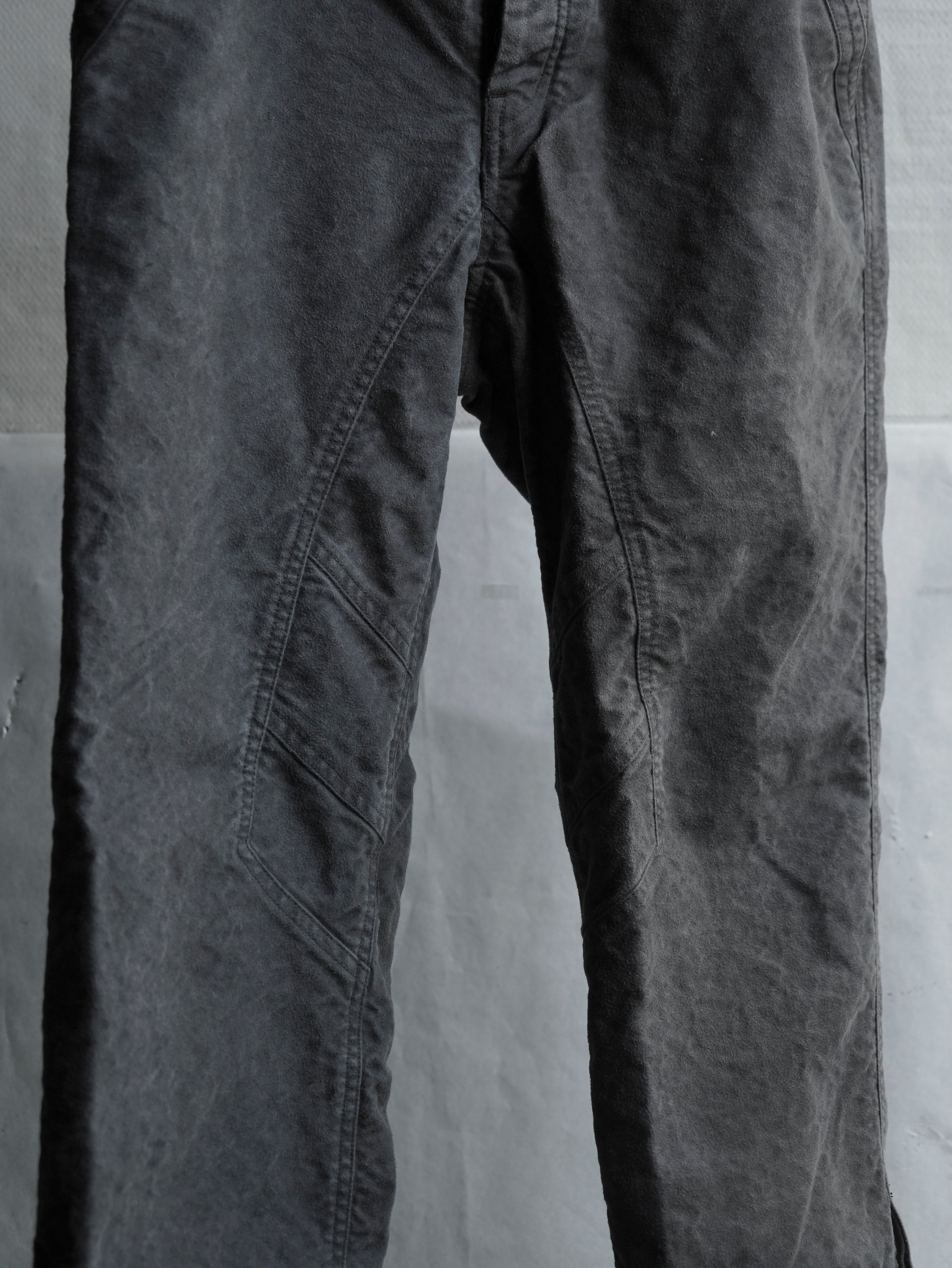 split trousers / slab grey (moleskin)