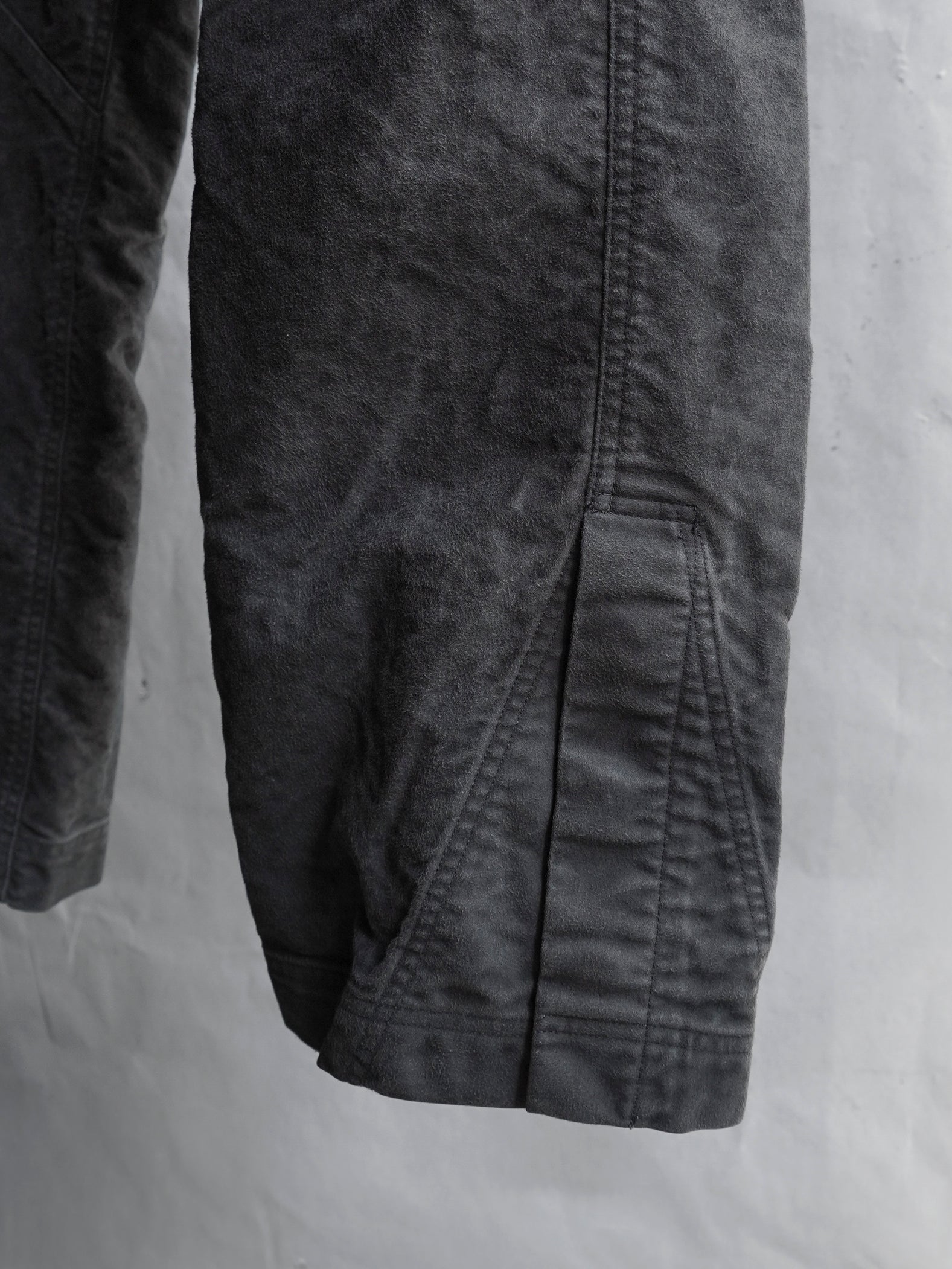 split trousers / slab grey (moleskin)