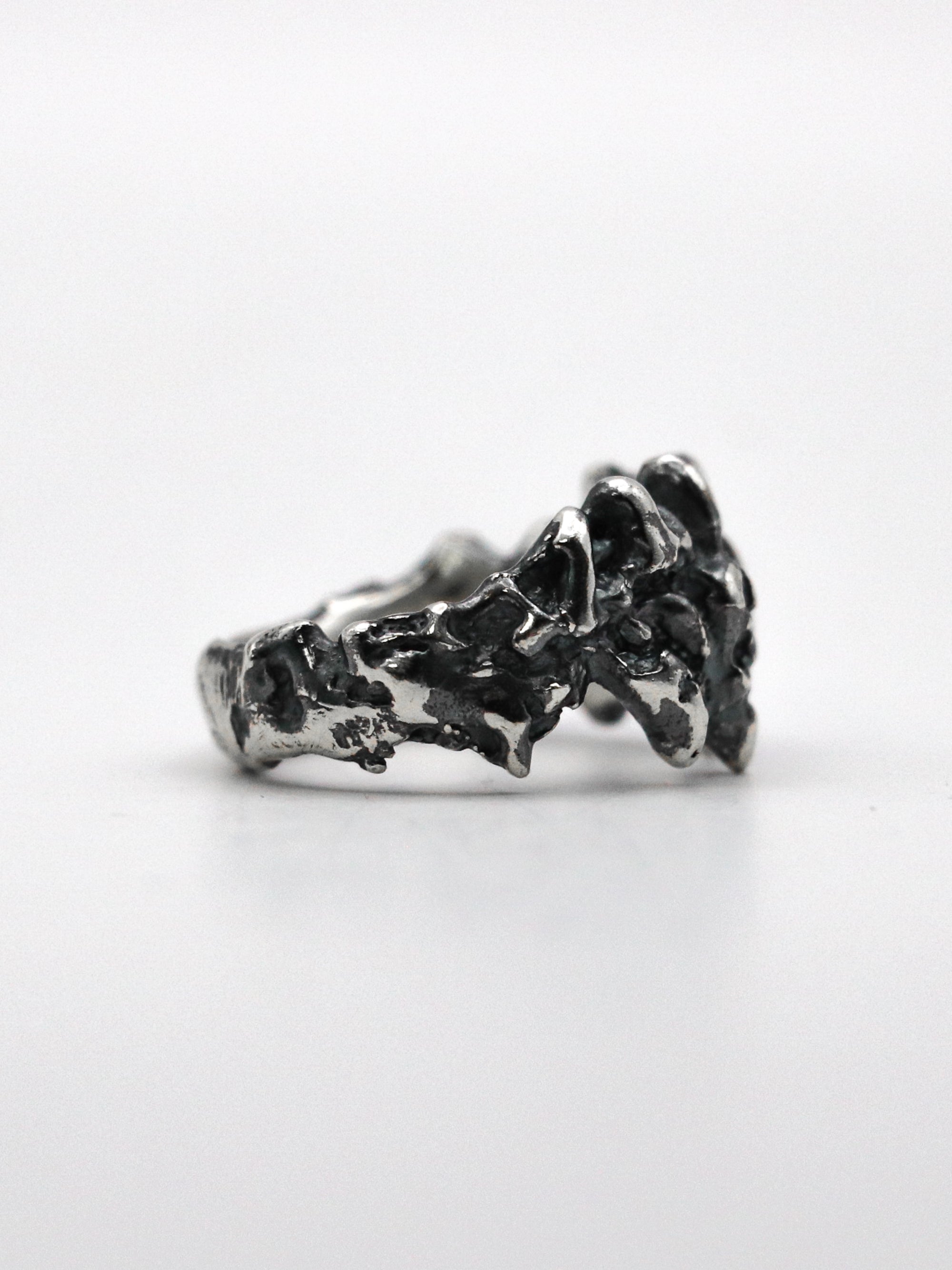 cage ring / 925 silver