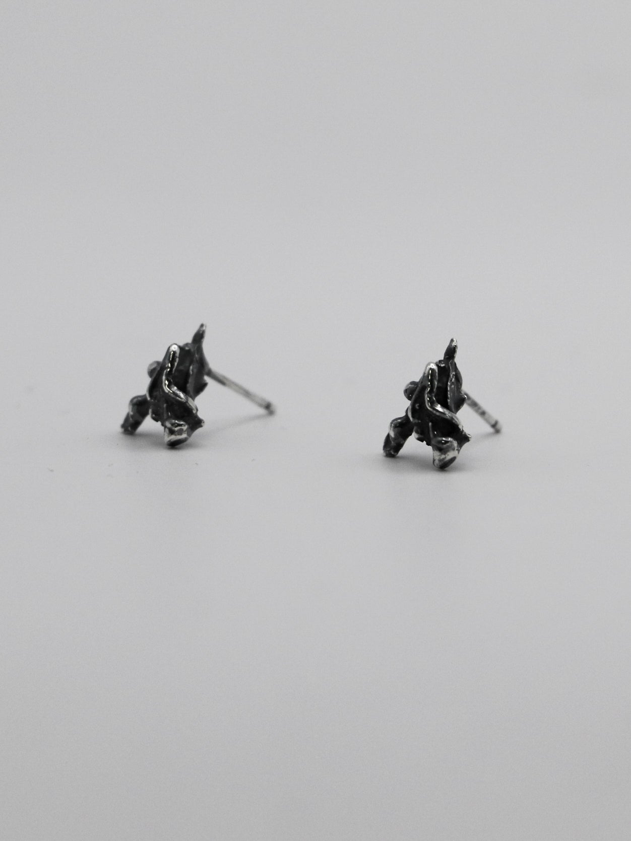 hart earrings  / 925 silver