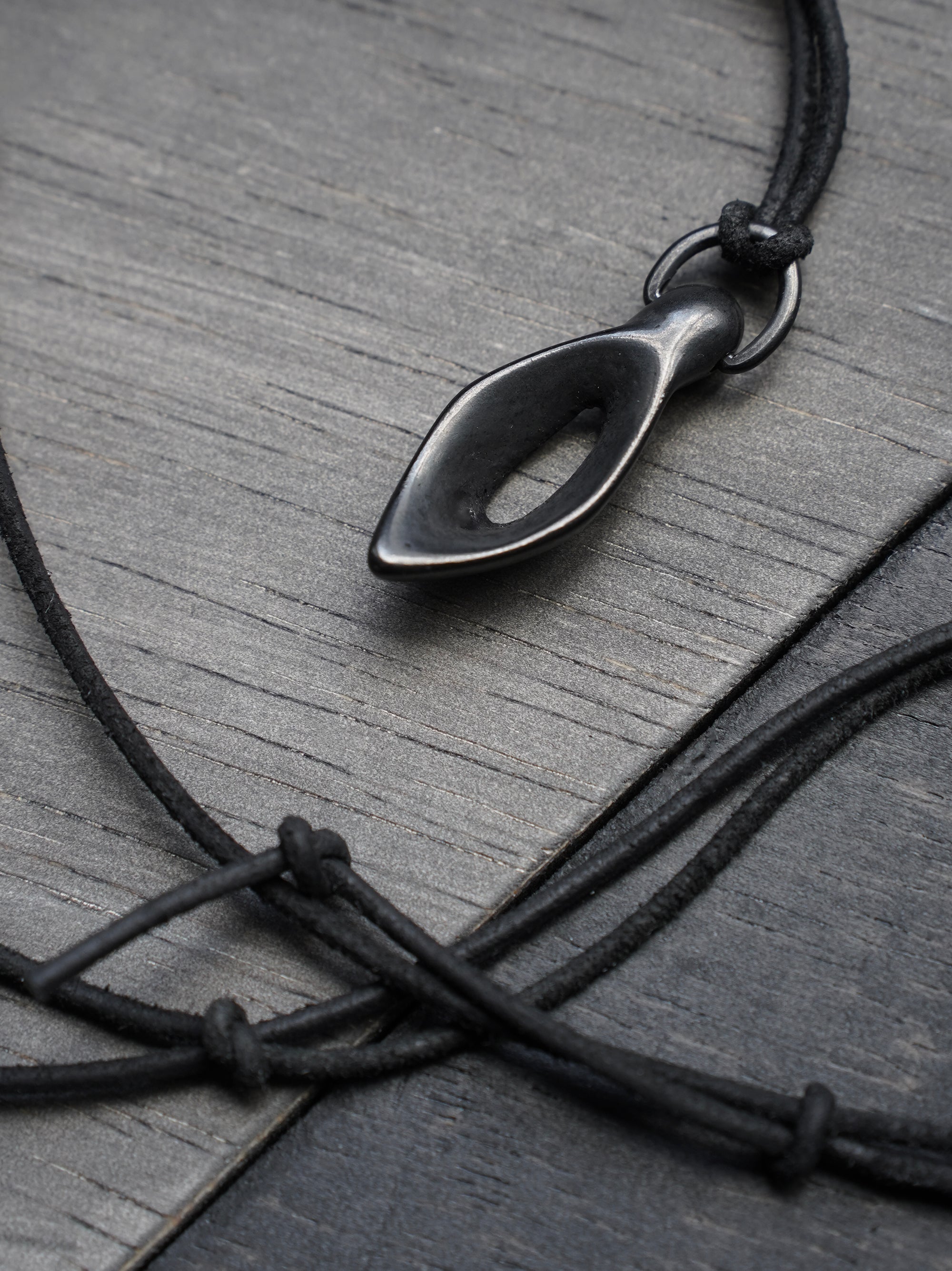 bunker necklace / brass